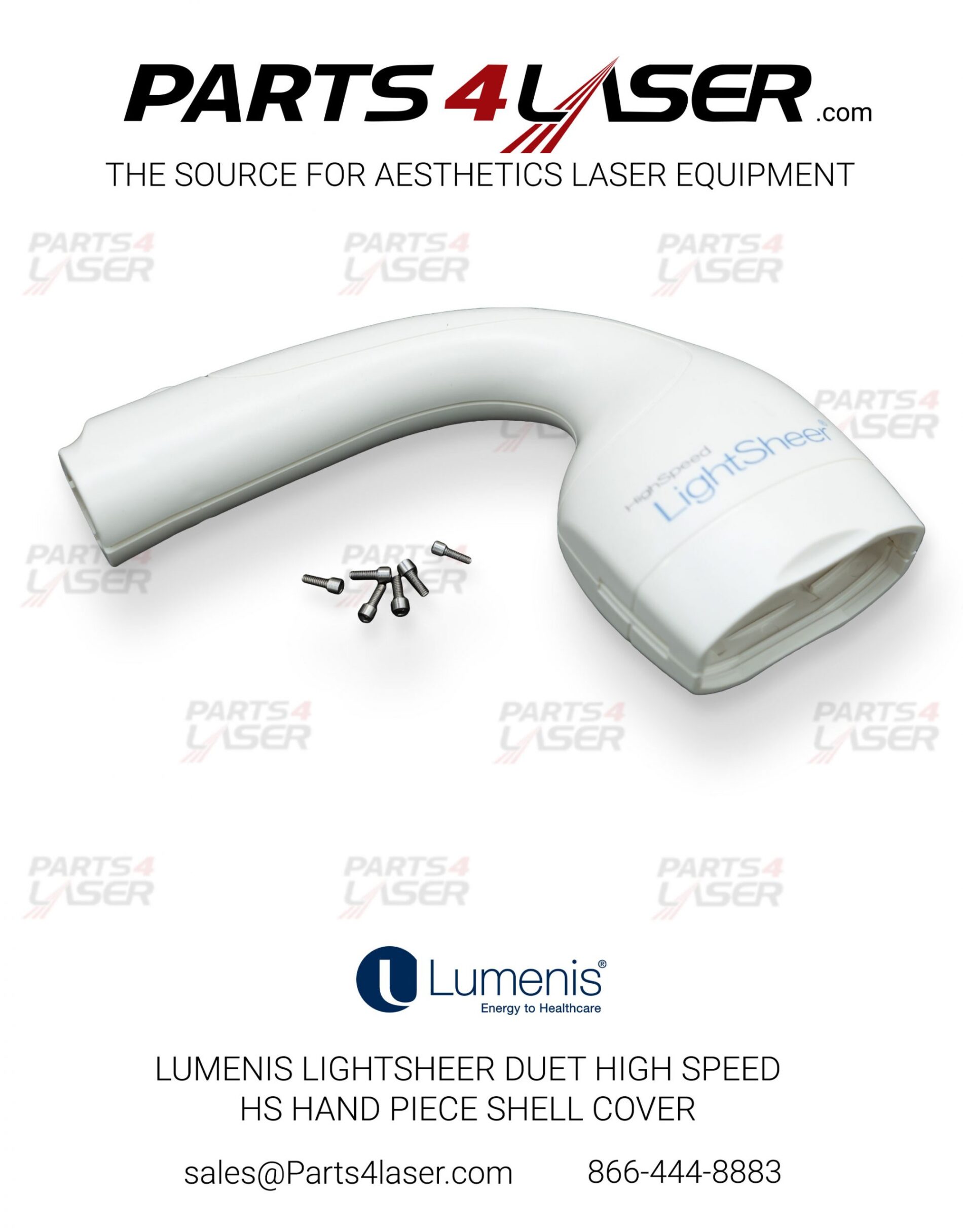LUMENIS LIGHTSHEER DUET , DESIRE QUATTRO HIGH SPEED HS HAND PIECE SHELL COVER, SP-1000044 LUSC1975 - Image 2