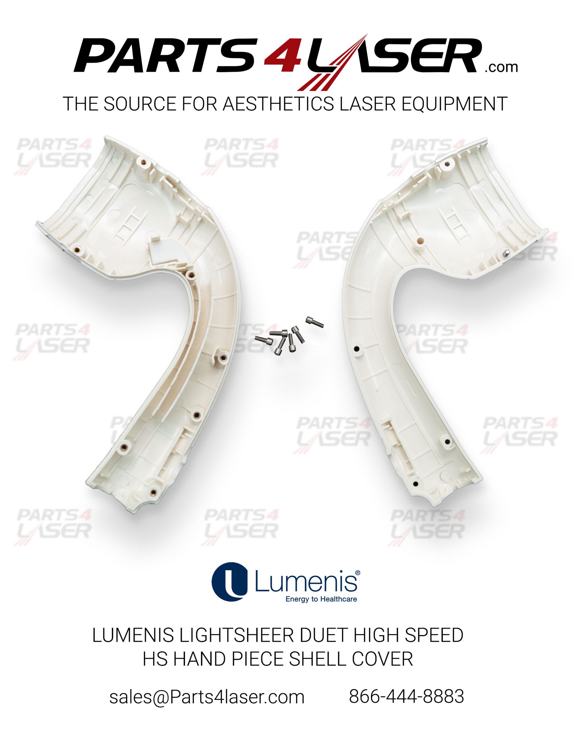 LUMENIS LIGHTSHEER DUET , DESIRE QUATTRO HIGH SPEED HS HAND PIECE SHELL COVER, SP-1000044 LUSC1975 - Image 3