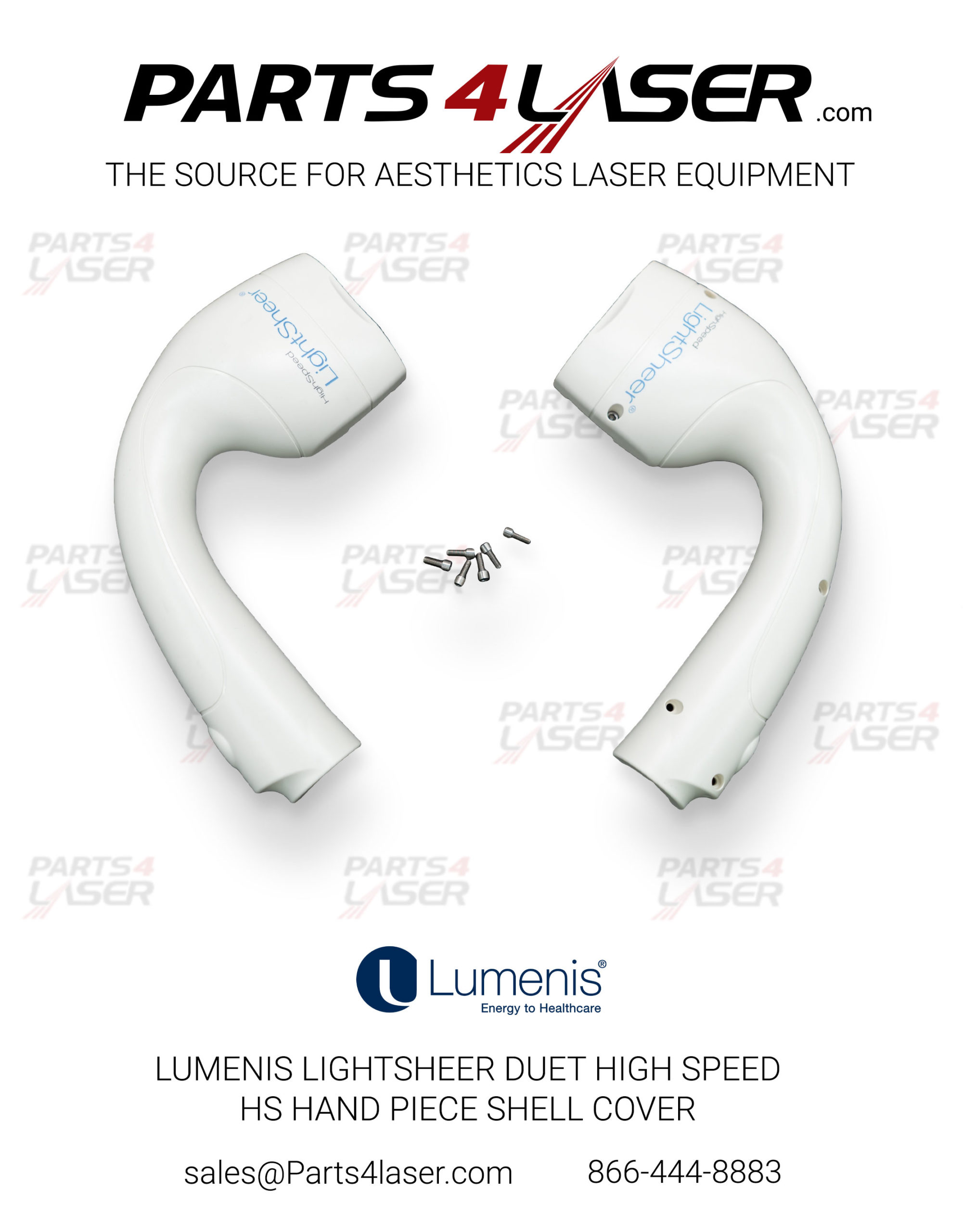 LUMENIS LIGHTSHEER DUET , DESIRE QUATTRO HIGH SPEED HS HAND PIECE SHELL COVER, SP-1000044 LUSC1975