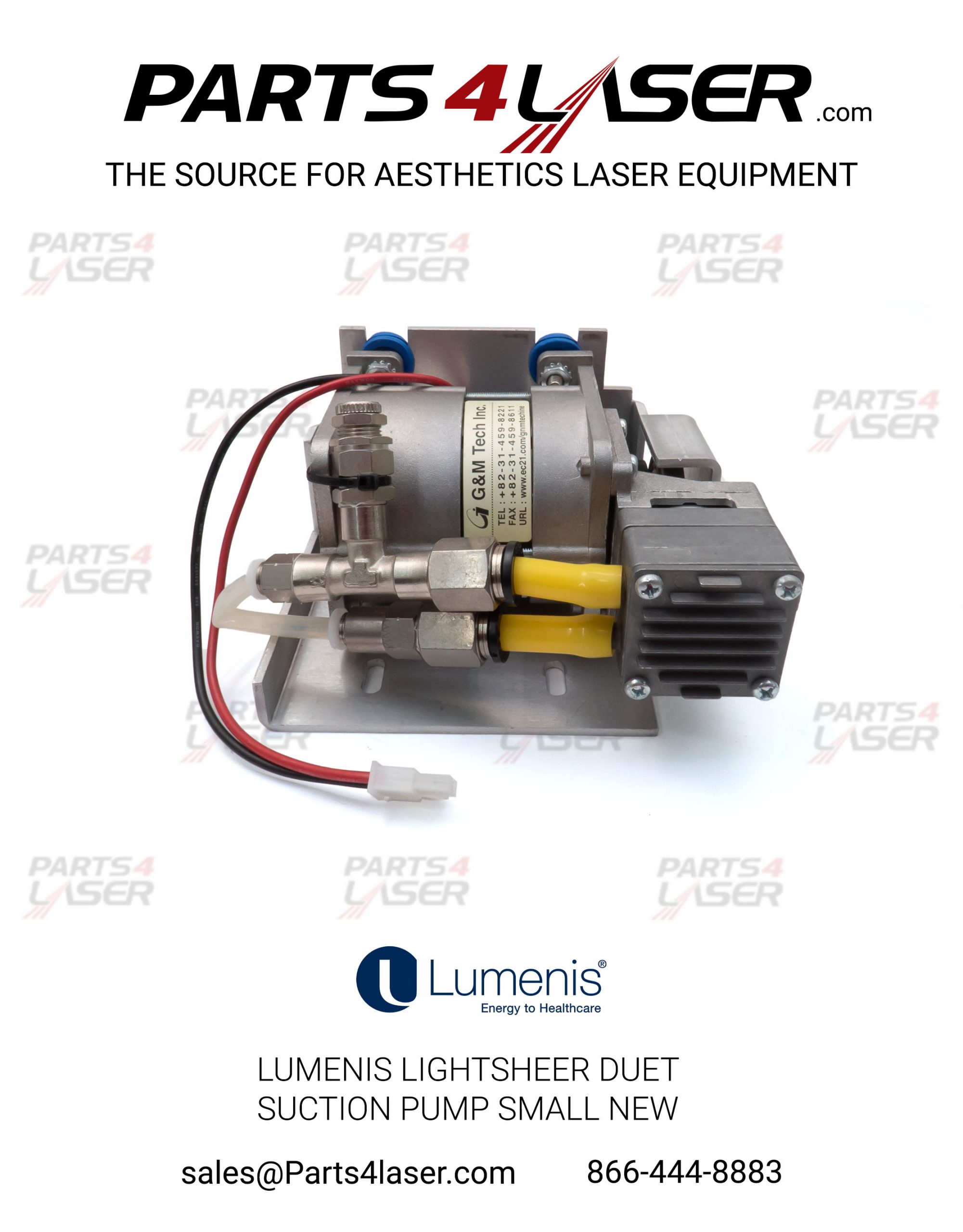 LUMENIS LIGHTSHEER DUET QUATTRO DESIRE VACUUM SUCTION PUMP SMALL NEW SPN11701160 SP-1084101 LUPU1935