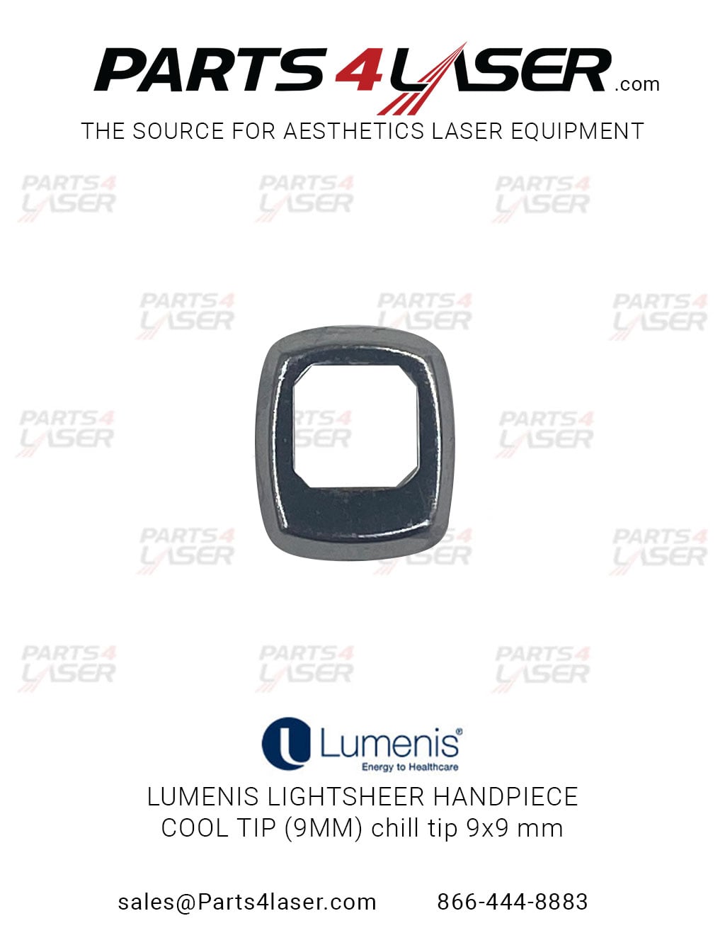 LUMENIS LIGHTSHEER HANDPIECE COOL TIP (9MM) chill tip 9x9 mm LUCN1982