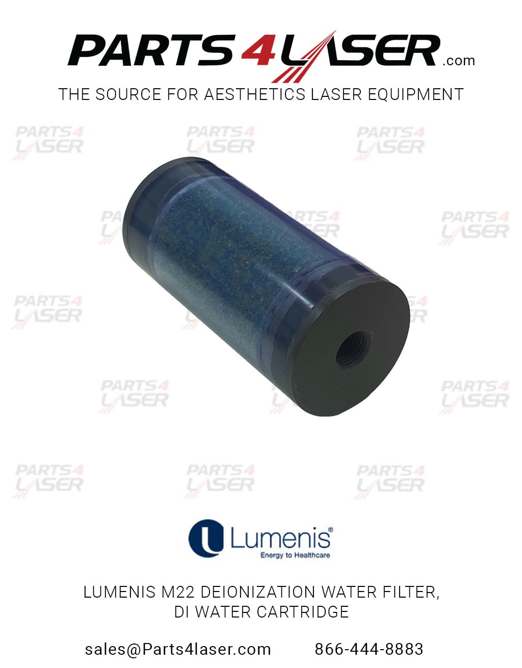 LUMENIS M22, STELLAR QUANTUM DEIONIZATION WATER FILTER, DI WATER CARTRIDGE SP-1047020 LUFI2740, B31