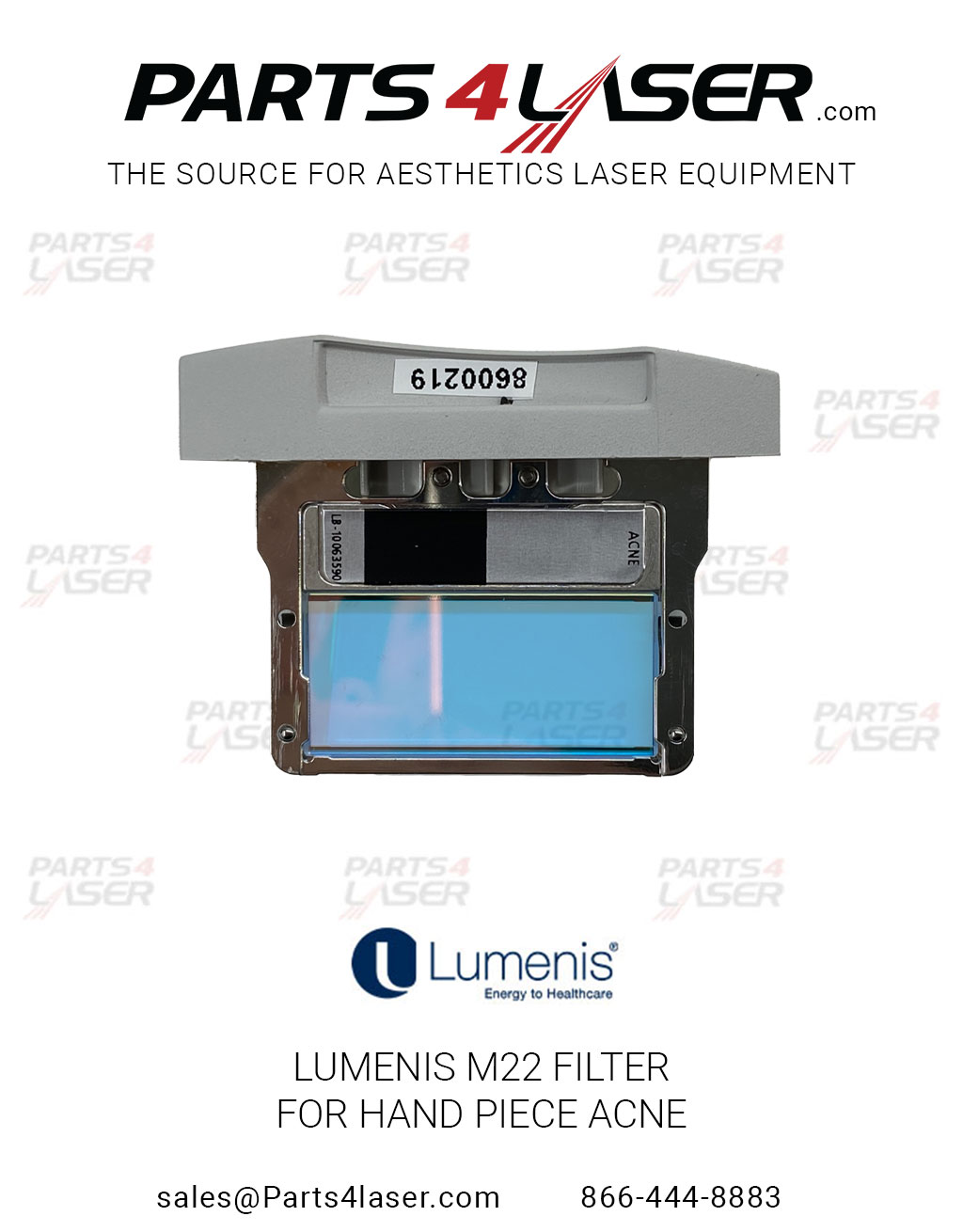 LUMENIS M22 FILTER FOR HAND PIECE ACNE KT-1014971 LUCN2460, F47 - Image 2
