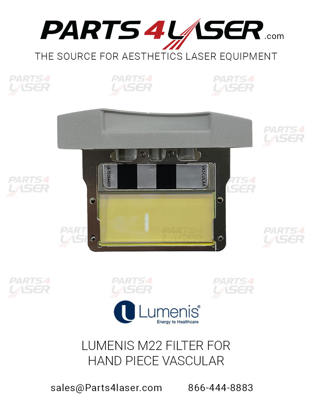 LUMENIS M22 FILTER FOR HAND PIECE VASCULAR KT-1007279 LUCN2525, F47 - Image 2