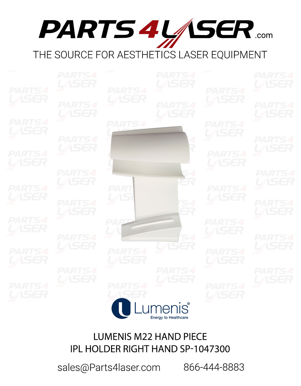 LUMENIS M22 HAND PIECE IPL HOLDER RIGHT HAND SP-1047300 LUCN3660