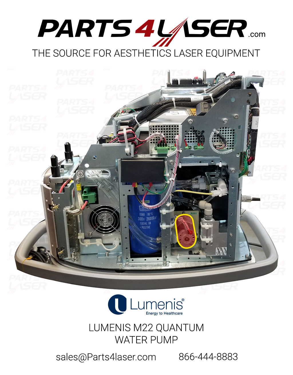 LUMENIS M22 / STELLAR / QUANTUM WATER PUMP SP-1046960 LUPU3030 - Image 3