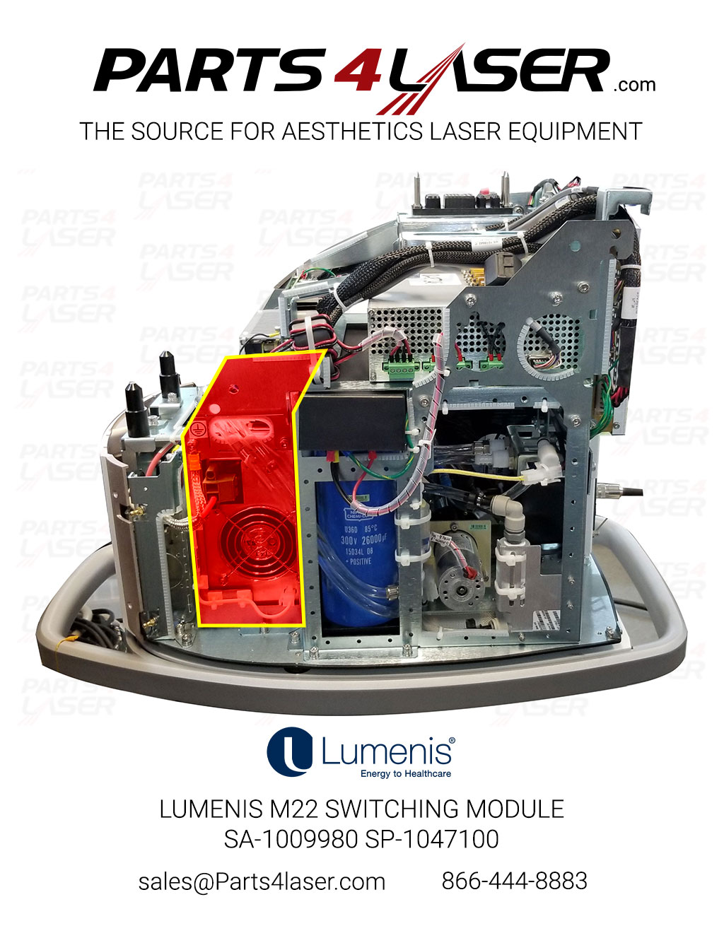 LUMENIS M22 SWITCHING MODULE SA-1009980 SP-1047100 LUPC2833 - Image 3