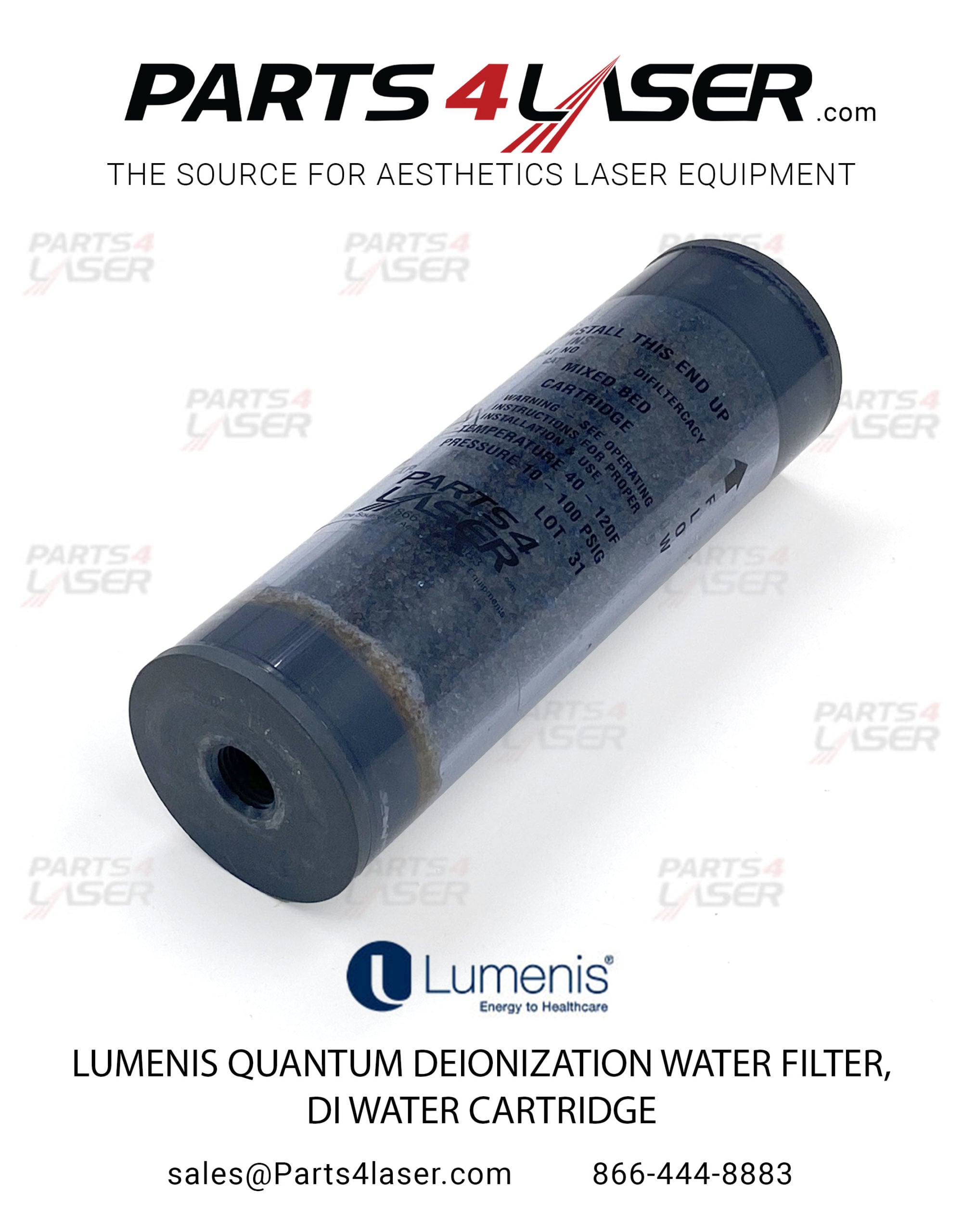 LUMENIS QUANTUM DEIONIZATION WATER FILTER, DI WATER CARTRIDGE LUFI1974, B21