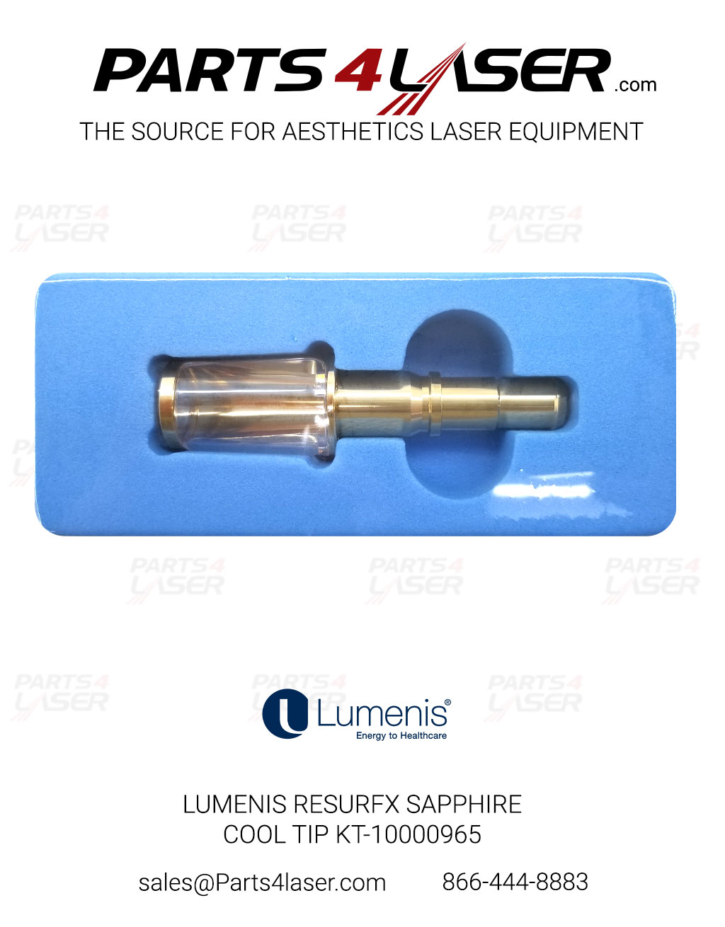 LUMENIS RESURFX SAPPHIRE COOL TIP KT-10000965 LUOP2415 F48