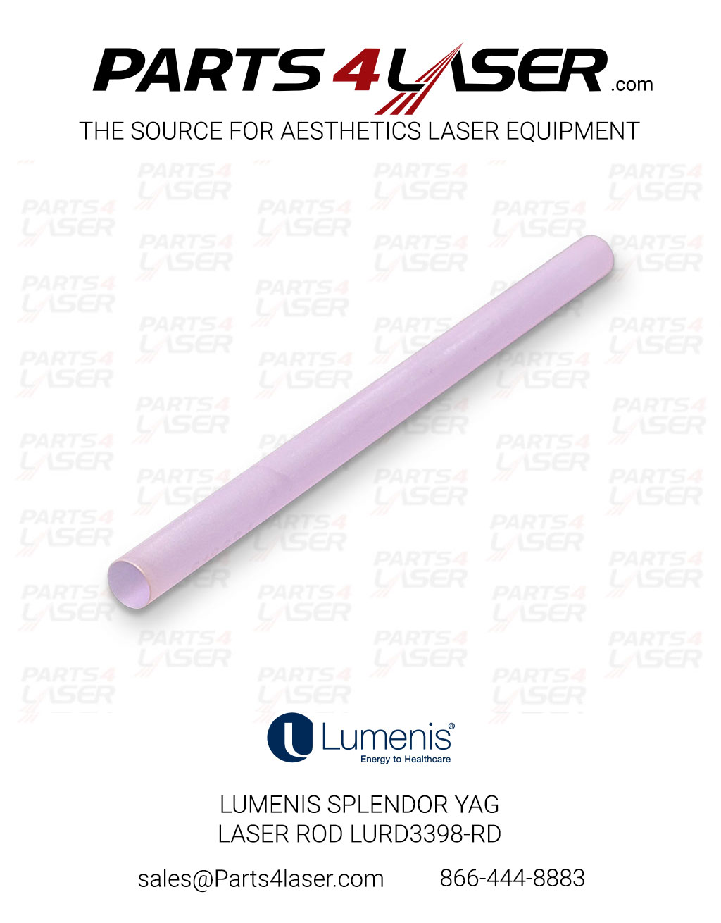 LUMENIS SPLENDOR YAG LASER ROD LURD3398-RD