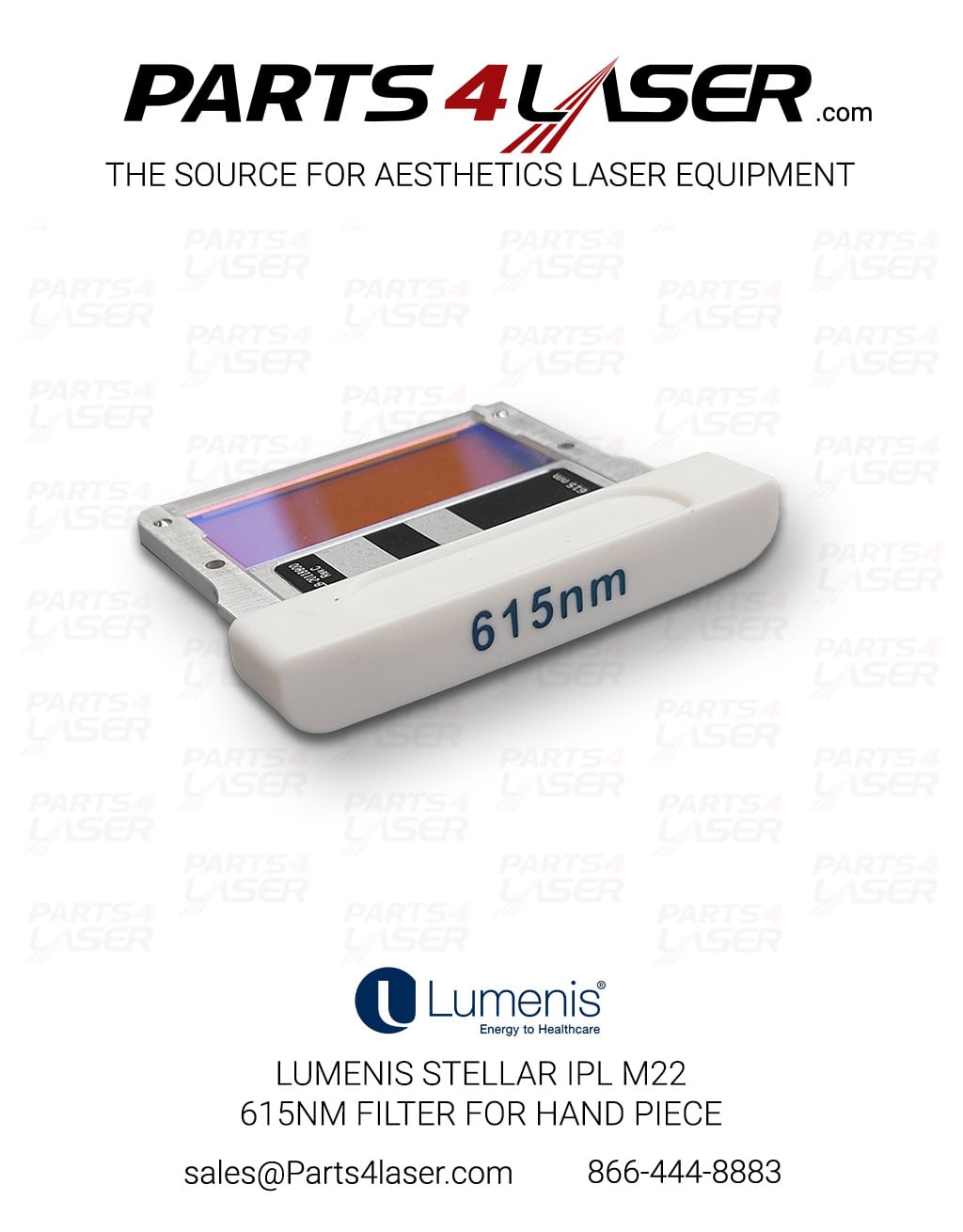 LUMENIS STELLAR / OptiLIGHT IPL M22 615NM FILTER FOR HAND PIECE KT-20113720 LUFI3477, F74