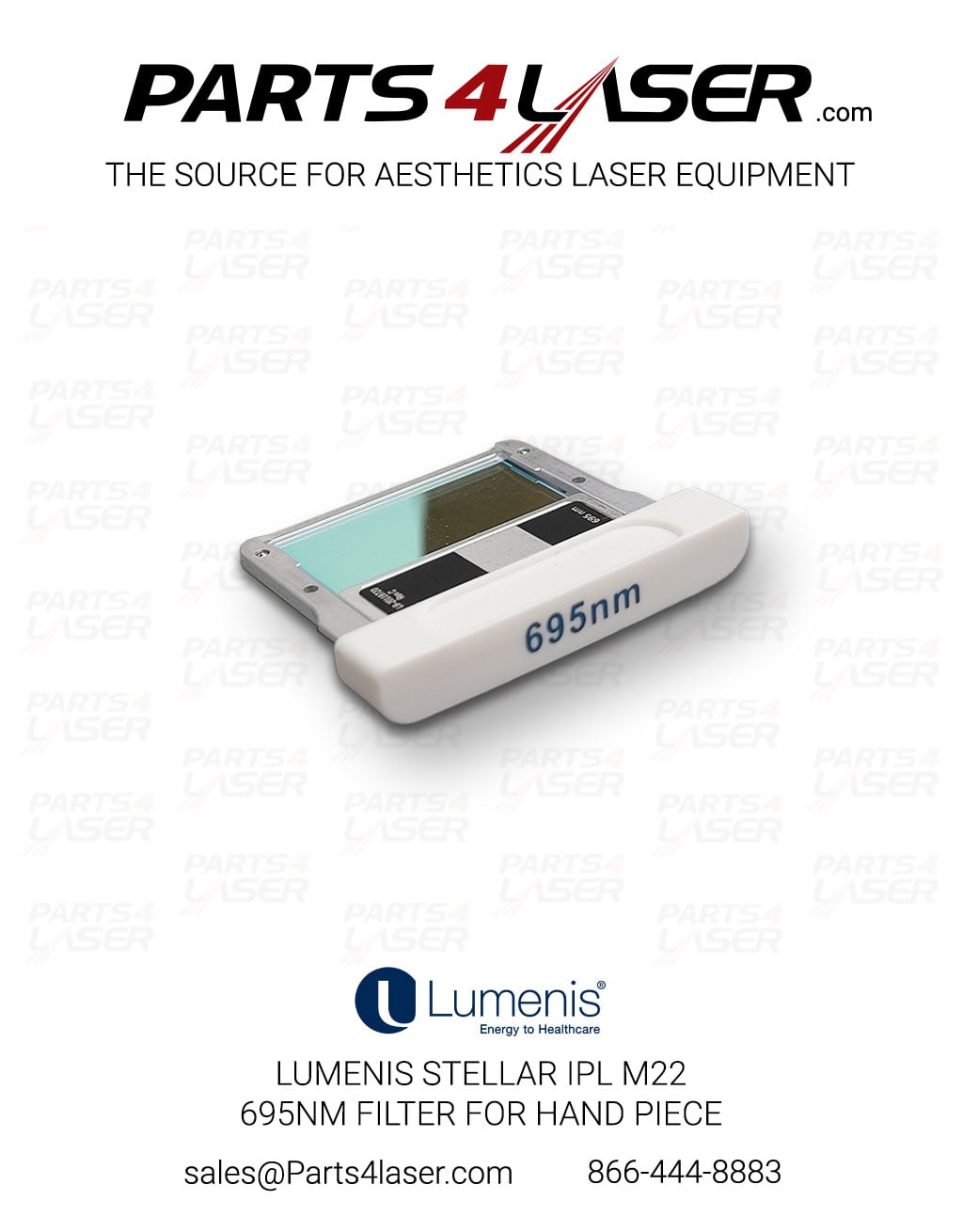 LUMENIS STELLAR / OptiLIGHT IPL M22 695NM FILTER FOR HAND PIECE KT-20113800 LUFI3479, F74