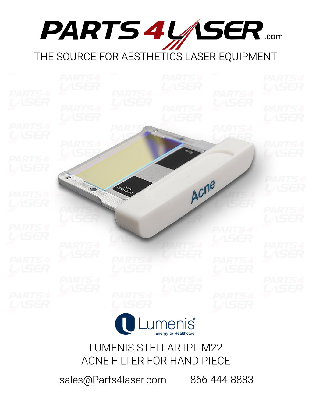 LUMENIS STELLAR / OptiLIGHT IPL M22 ACNE FILTER FOR HAND PIECE KT-20116590 LUFI3481, F74