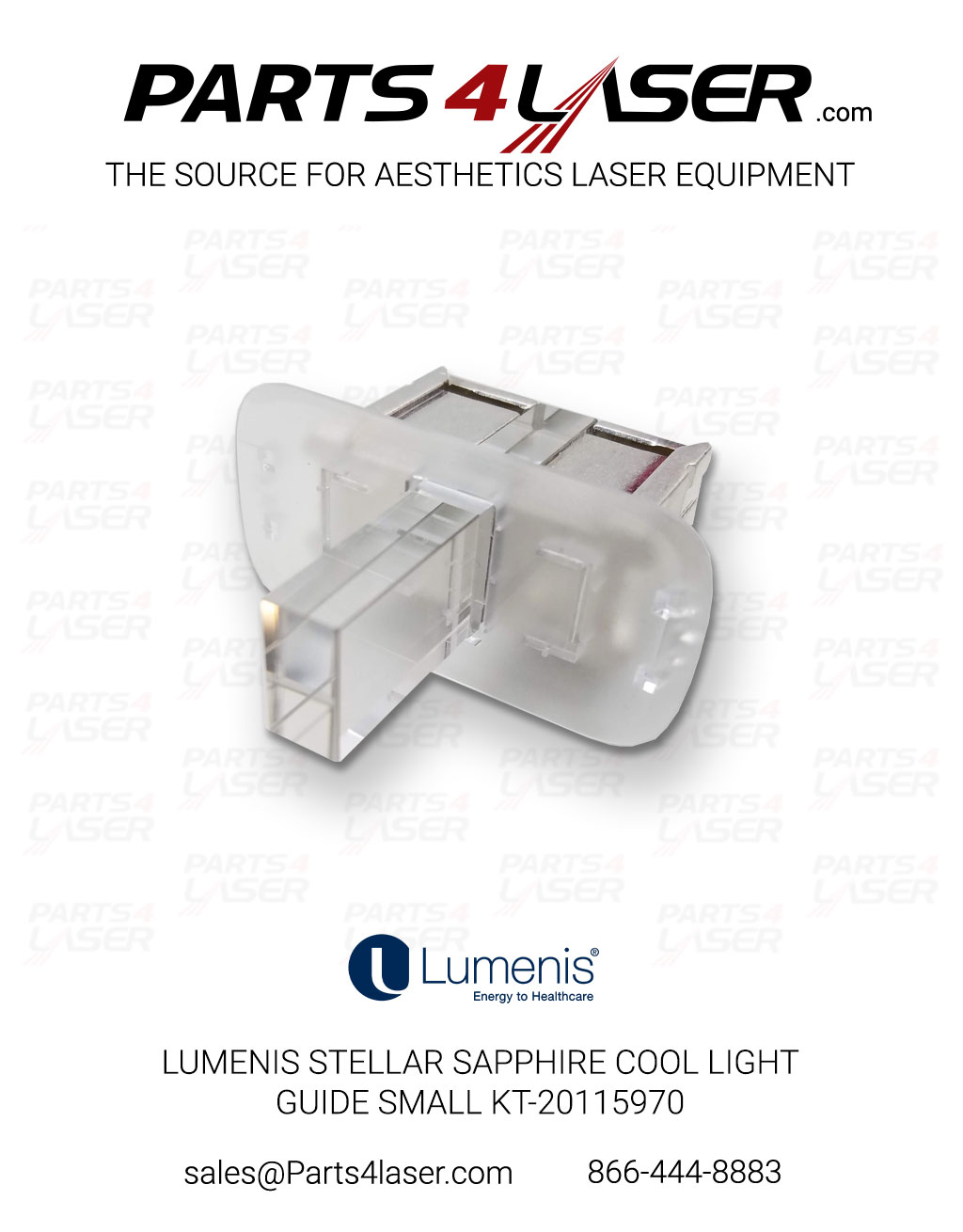 LUMENIS STELLAR SAPPHIRE COOL LIGHT GUIDE SMALL KT-20115970 LUOP3357 G7-A - Image 3