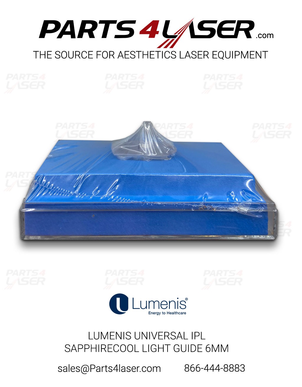 LUMENIS UNIVERSAL IPL SAPPHIRECOOL LIGHT GUIDE 6MM LUOP3288, F64 - Image 3