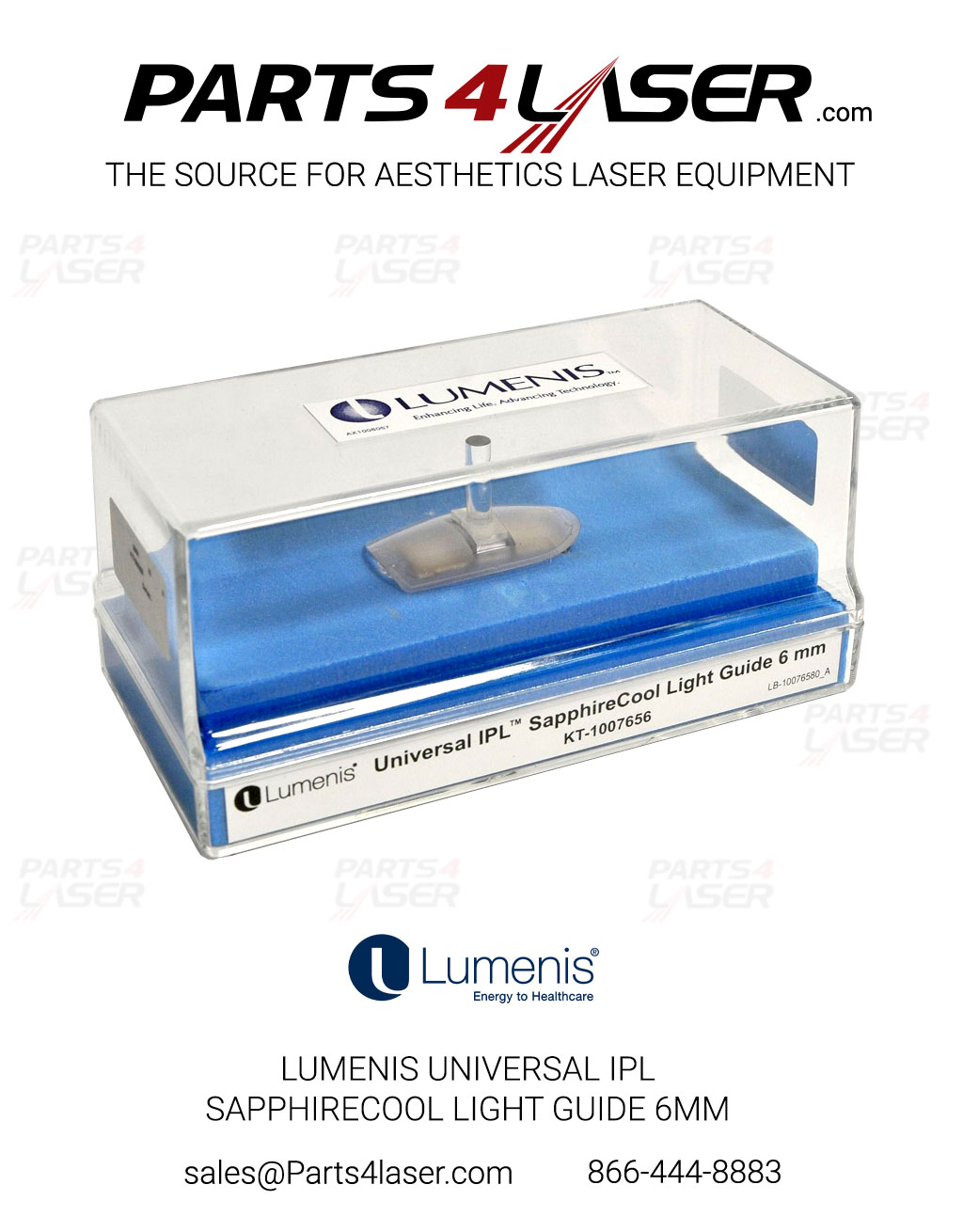 LUMENIS UNIVERSAL IPL SAPPHIRECOOL LIGHT GUIDE 6MM LUOP3288, F64 - Image 5
