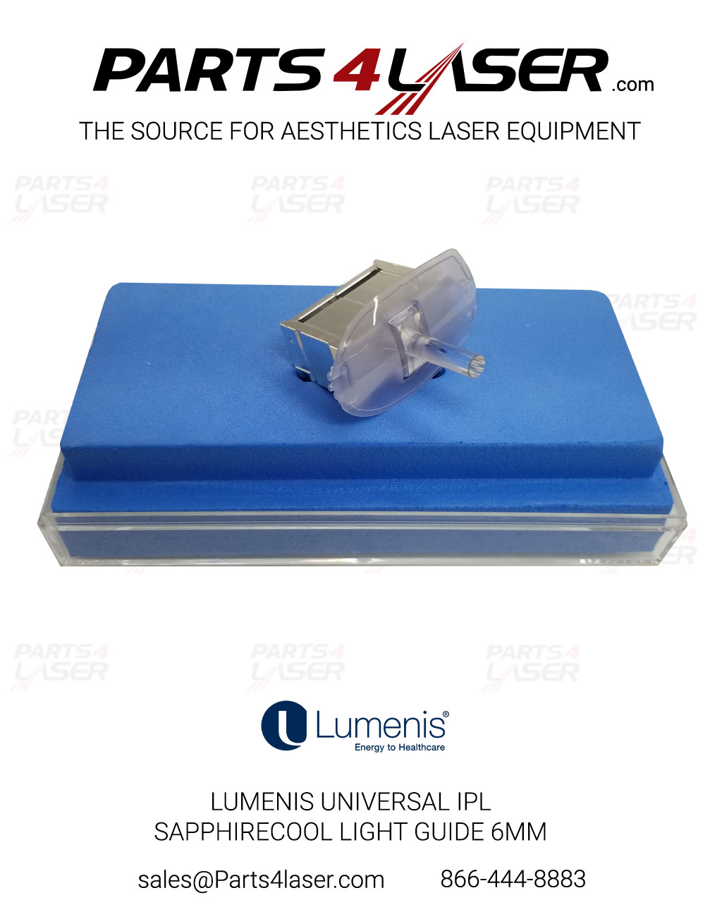 LUMENIS UNIVERSAL IPL SAPPHIRECOOL LIGHT GUIDE 6MM LUOP3288, F64