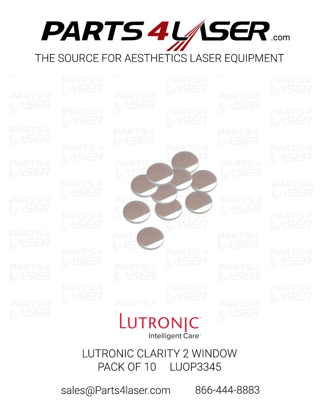 LUTRONIC CLARITY II 2 WINDOW PACK OF 10 LTOP3345 B51
