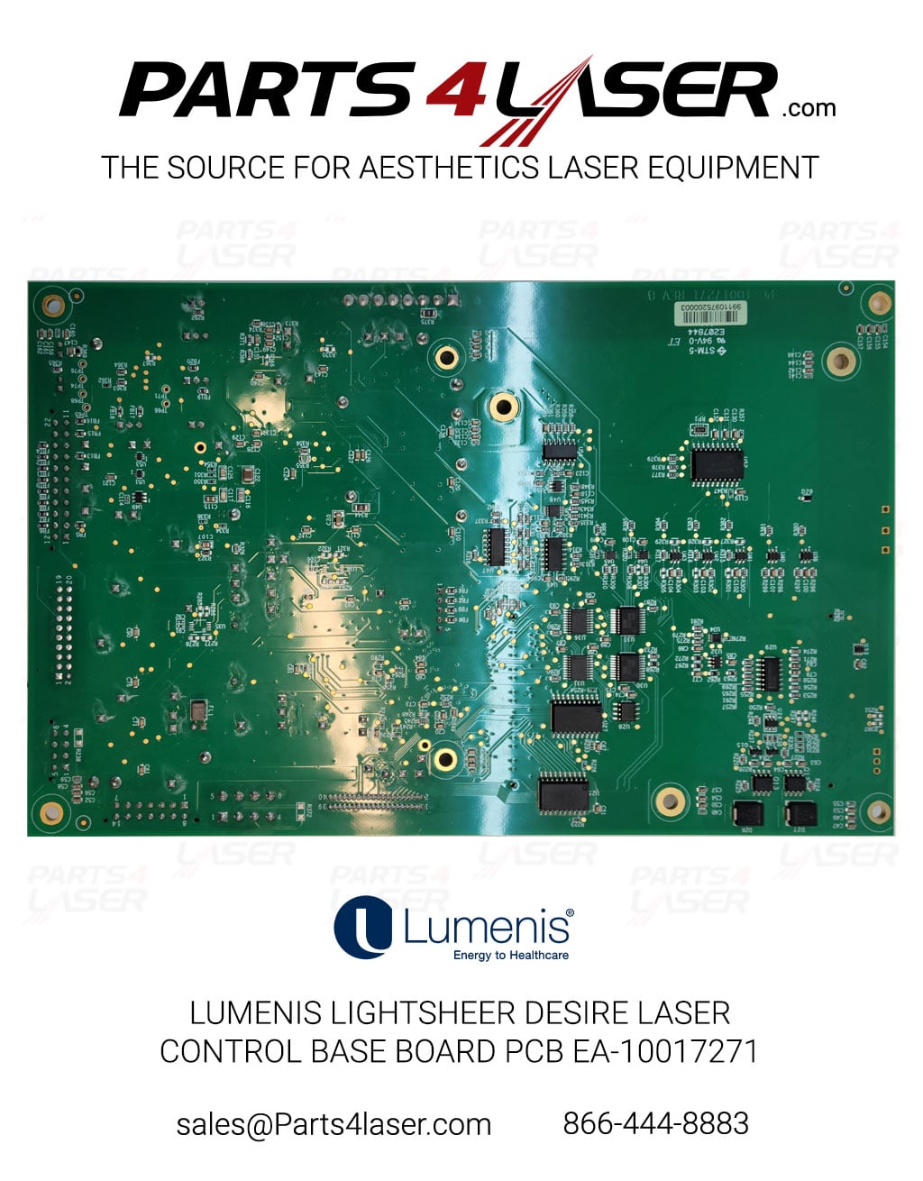 LUMENIS LIGHTSHEER DESIRE LASER CONTROL BASE BOARD PCB SPN-11701113 LUPC3382 - Image 2