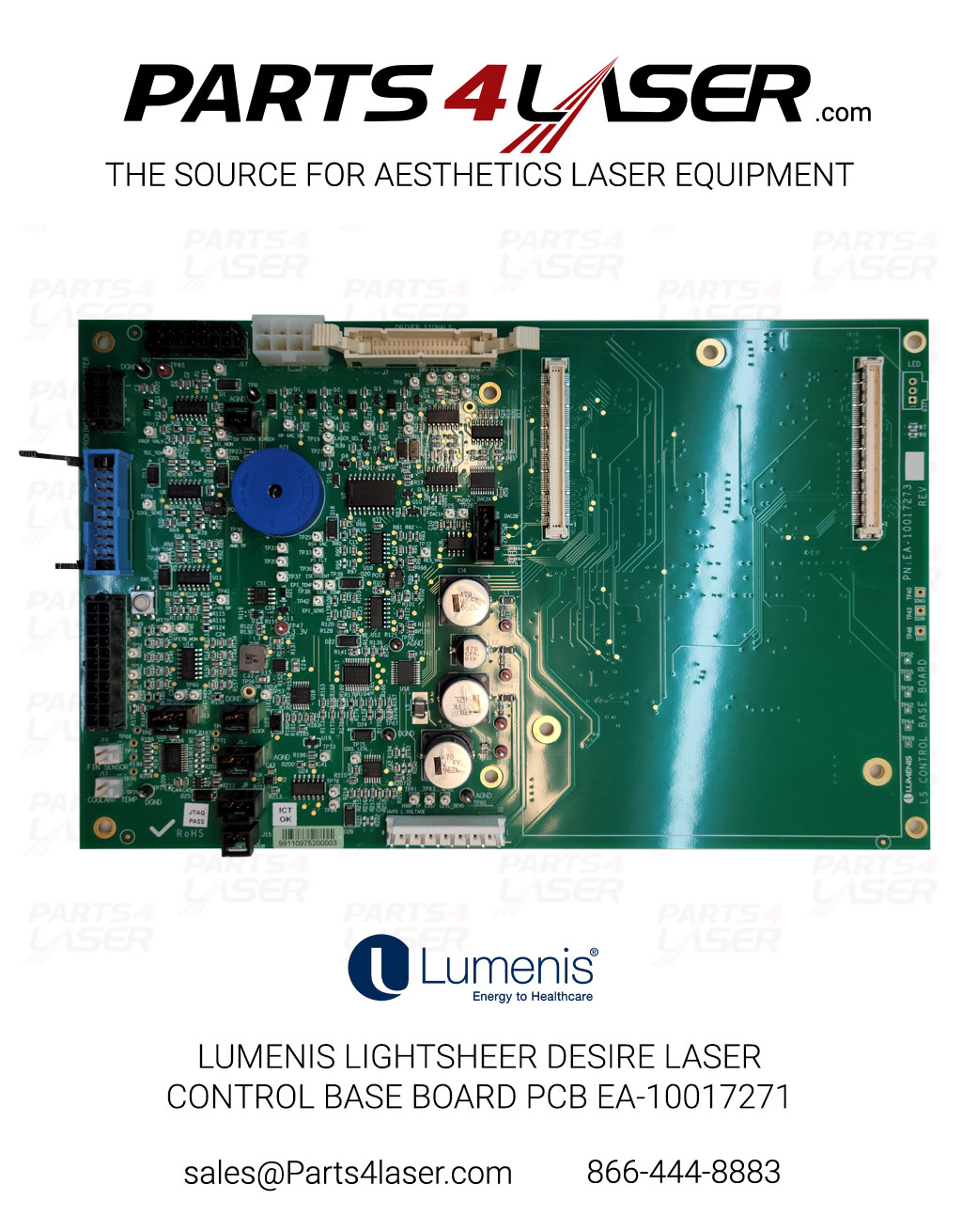 LUMENIS LIGHTSHEER DESIRE LASER CONTROL BASE BOARD PCB SPN-11701113 LUPC3382 - Image 3