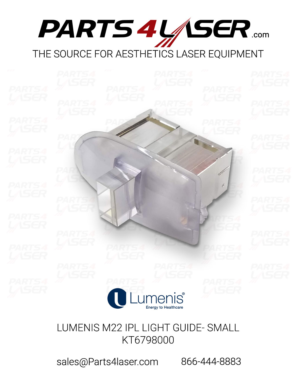 LUMENIS M22 IPL LIGHT GUIDE- SMALL KT6798000 LUOP2918, G7-A