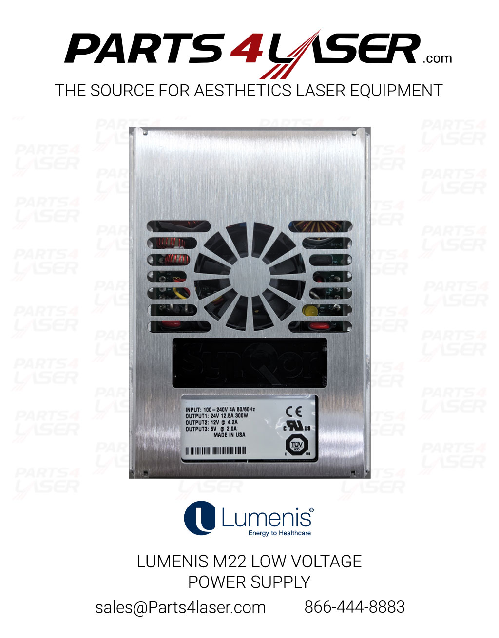 LUMENIS M22 STELLAR LOW VOLTAGE POWER SUPPLY SPEL0000989 LUPS3265 - Image 2