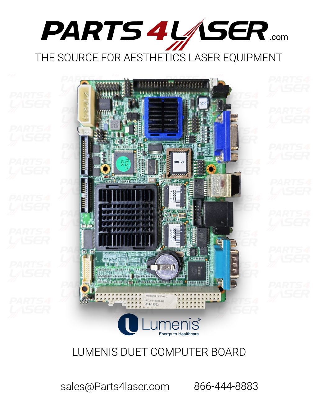 LUMENIS DUET COMPUTER BOARD Lumenis LIghtsheer Duet GUI Assy-computer SP-1020320 LUPC3507