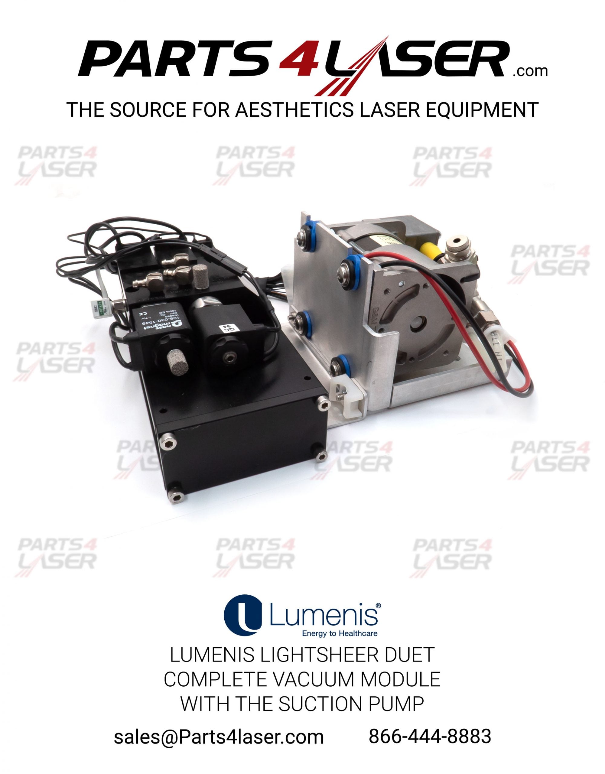 LUMENIS LIGHTSHEER DUET COMPLETE VACUUM MODULE WITH THE SUCTION PUMP, LUCN1980 - Image 2