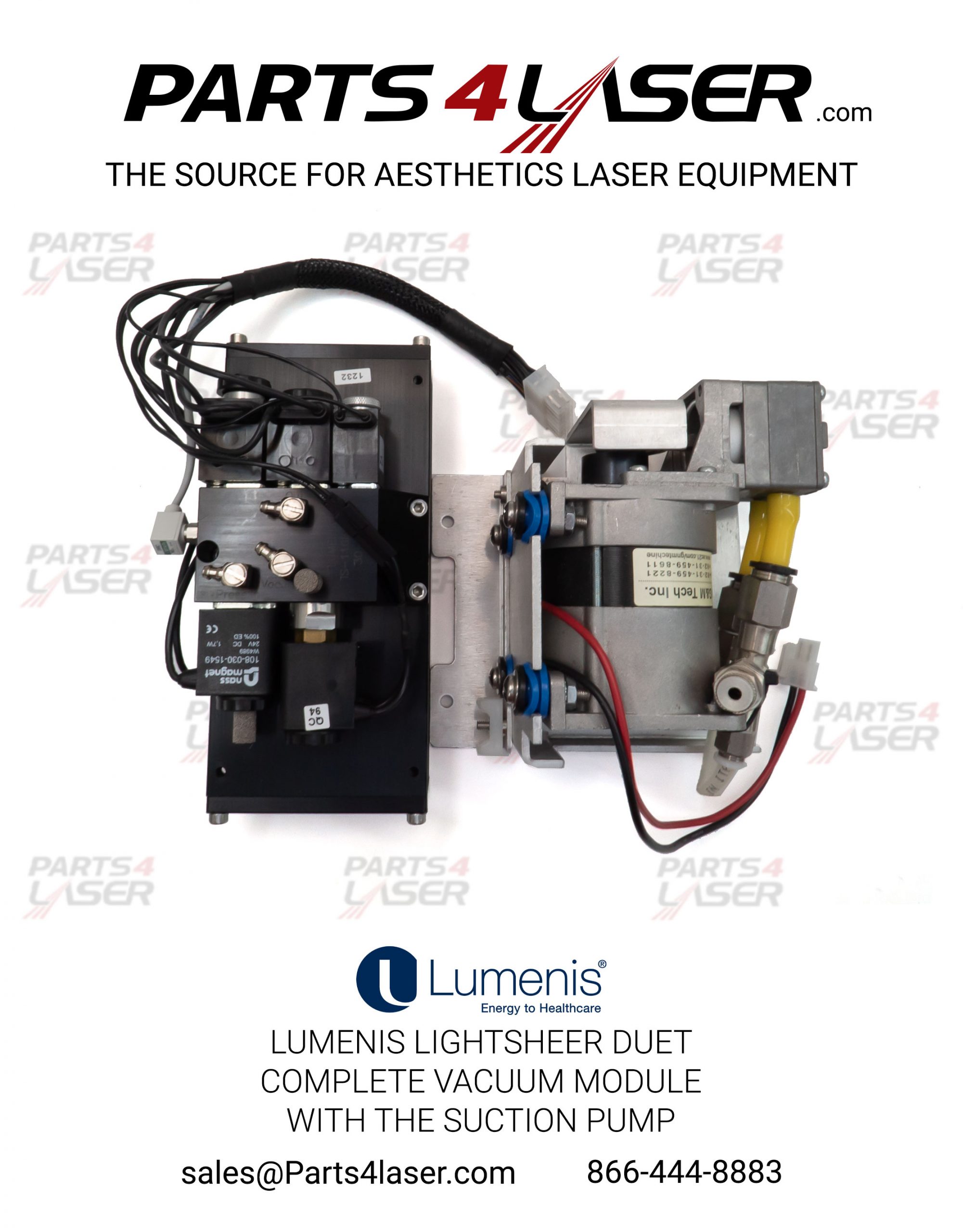 LUMENIS LIGHTSHEER DUET COMPLETE VACUUM MODULE WITH THE SUCTION PUMP, LUCN1980