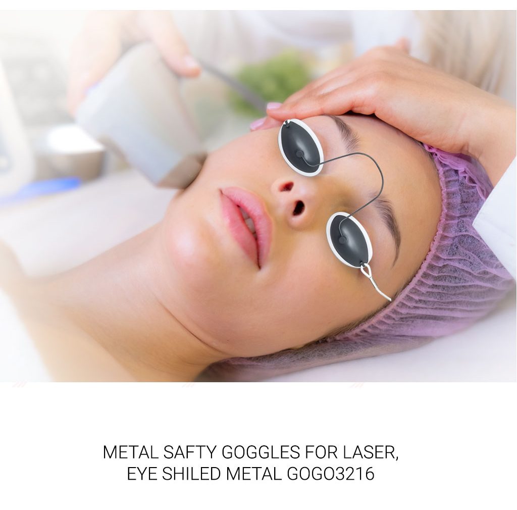 LASER & IPL CLIENT METAL EYE SHIELDS, EYE PROTECTION, GOGGLES GOGO3216