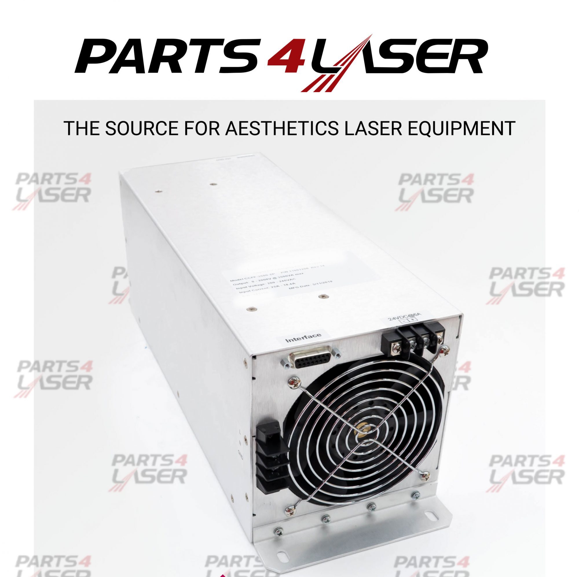 CANDELA MINI GENTLELASE MGL HIGH VOLTAGE POWER SUPPLY HVPS 4001-01-0076, 4001-01-0084 , CAPS1212