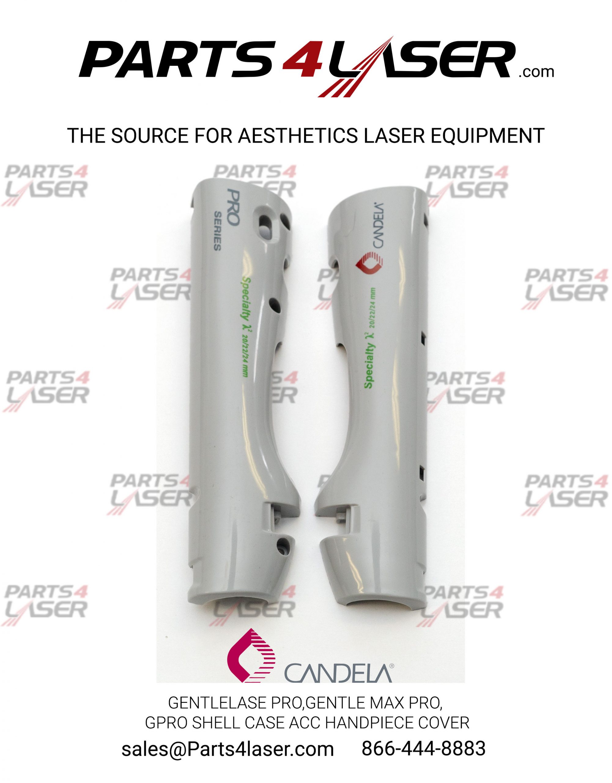 GENTLELASE PRO,GENTLE MAX PRO, GPRO SHELL CASE ACC 20/22/24MM HANDPIECE COVER CACN1386, B106 - Image 4