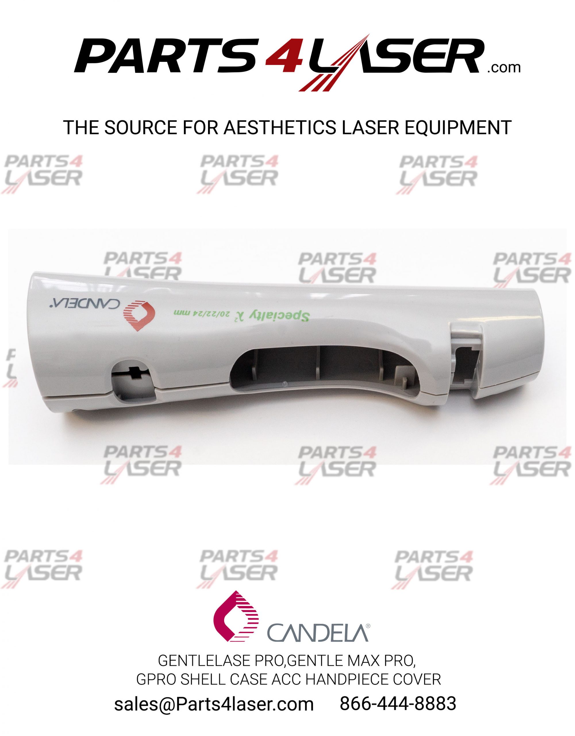 GENTLELASE PRO,GENTLE MAX PRO, GPRO SHELL CASE ACC 20/22/24MM HANDPIECE COVER CACN1386, B106 - Image 3