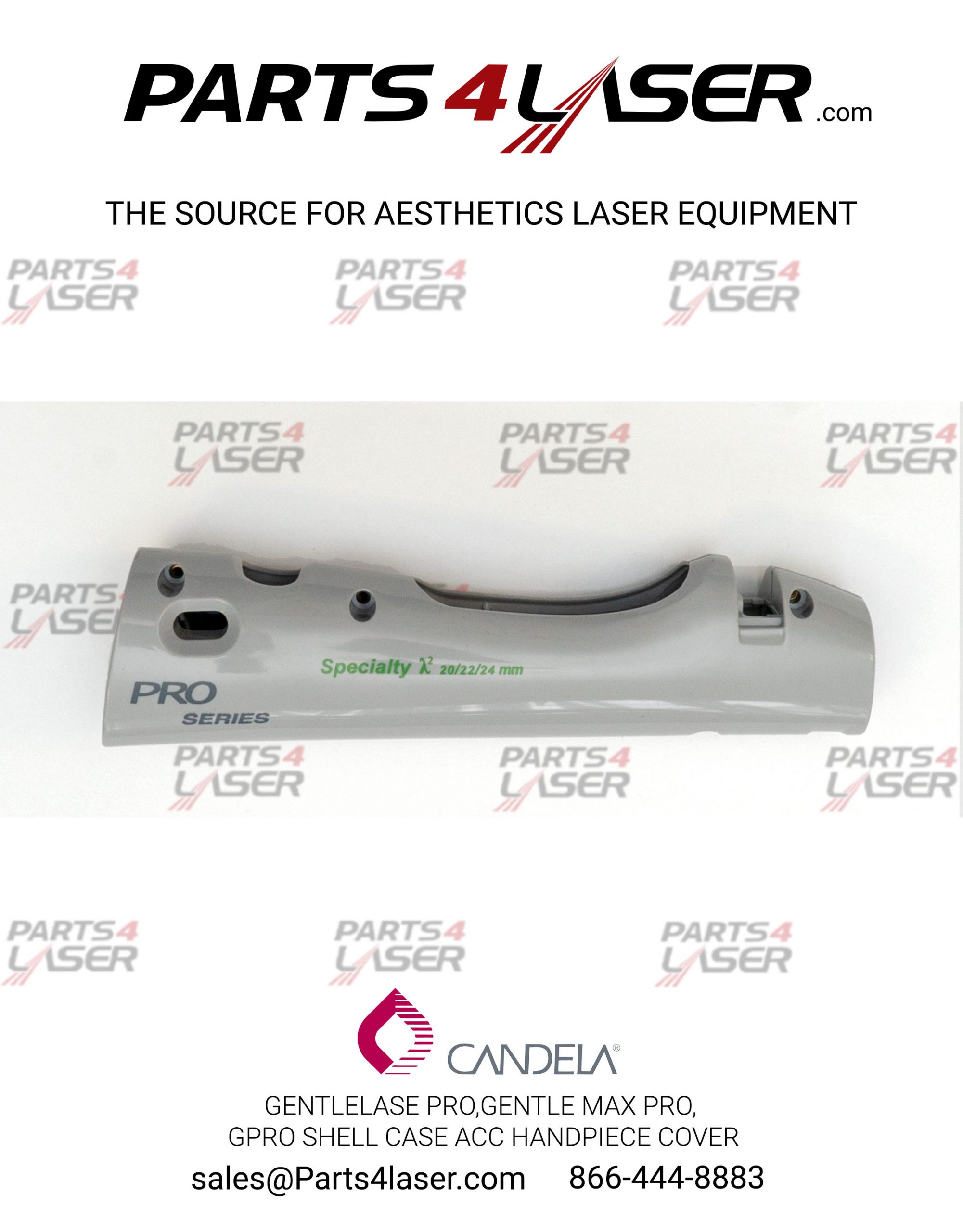 GENTLELASE PRO,GENTLE MAX PRO, GPRO SHELL CASE ACC 20/22/24MM HANDPIECE COVER CACN1386, B106