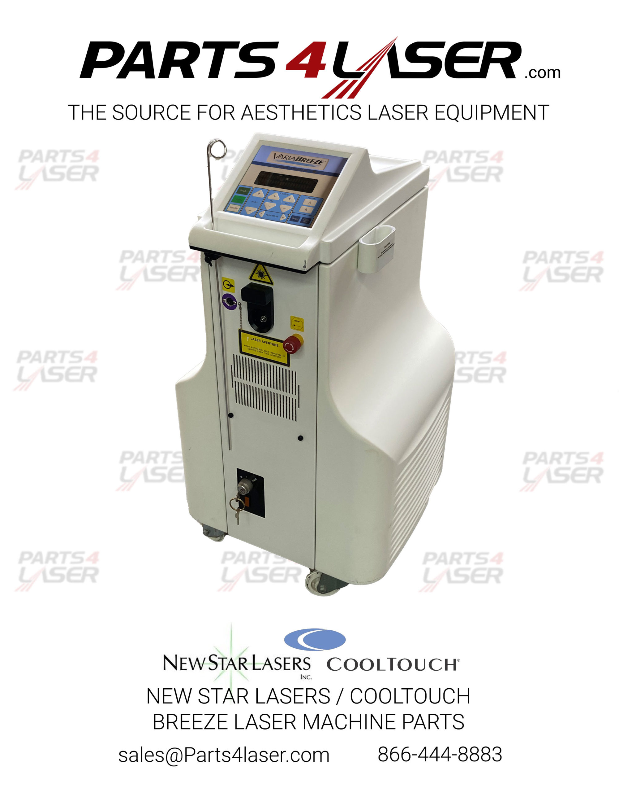 NEW STAR LASERS / COOLTOUCH CVEV LASER MACHINE PARTS