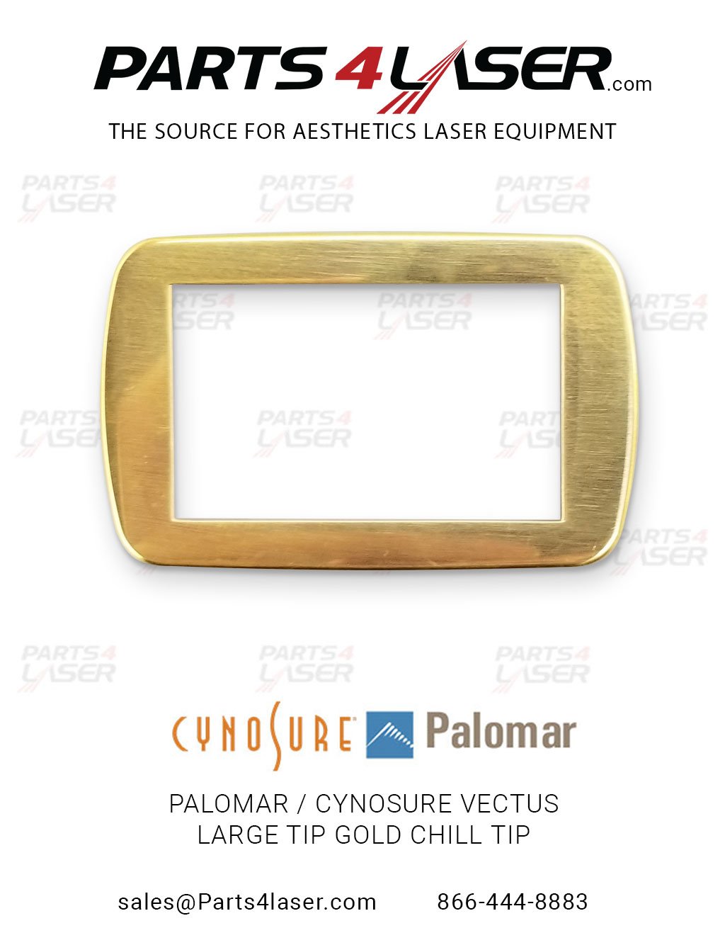 PALOMAR / CYNOSURE VECTUS LARGE TIP GOLD CHILL TIP ,PACN2963, G26