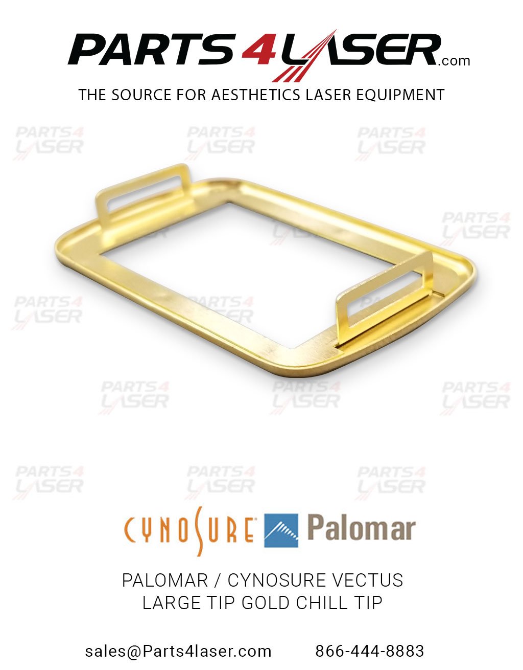 PALOMAR / CYNOSURE VECTUS LARGE TIP GOLD CHILL TIP ,PACN2963, G26 - Image 3