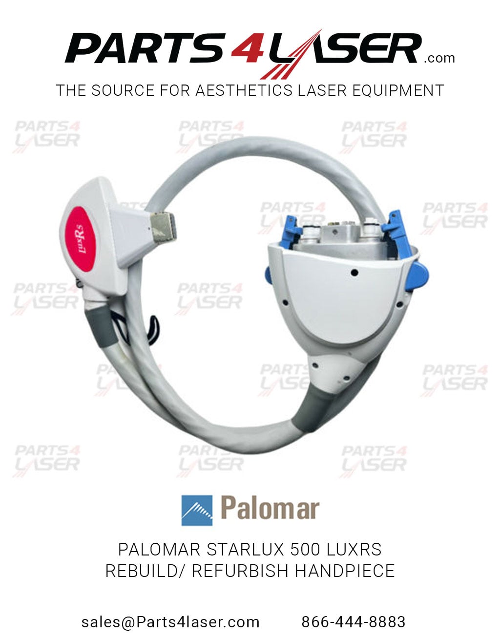 PALOMAR / CYNOSURE STARLUX / ICON HANDPIECE LIGHT BLOCKING CERAMIC LUXRs MAXRs PAOP3083 - Image 4
