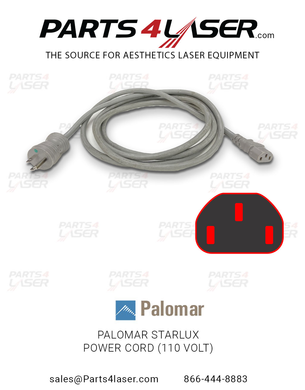 Palomar STARLUX 110V Power Cord