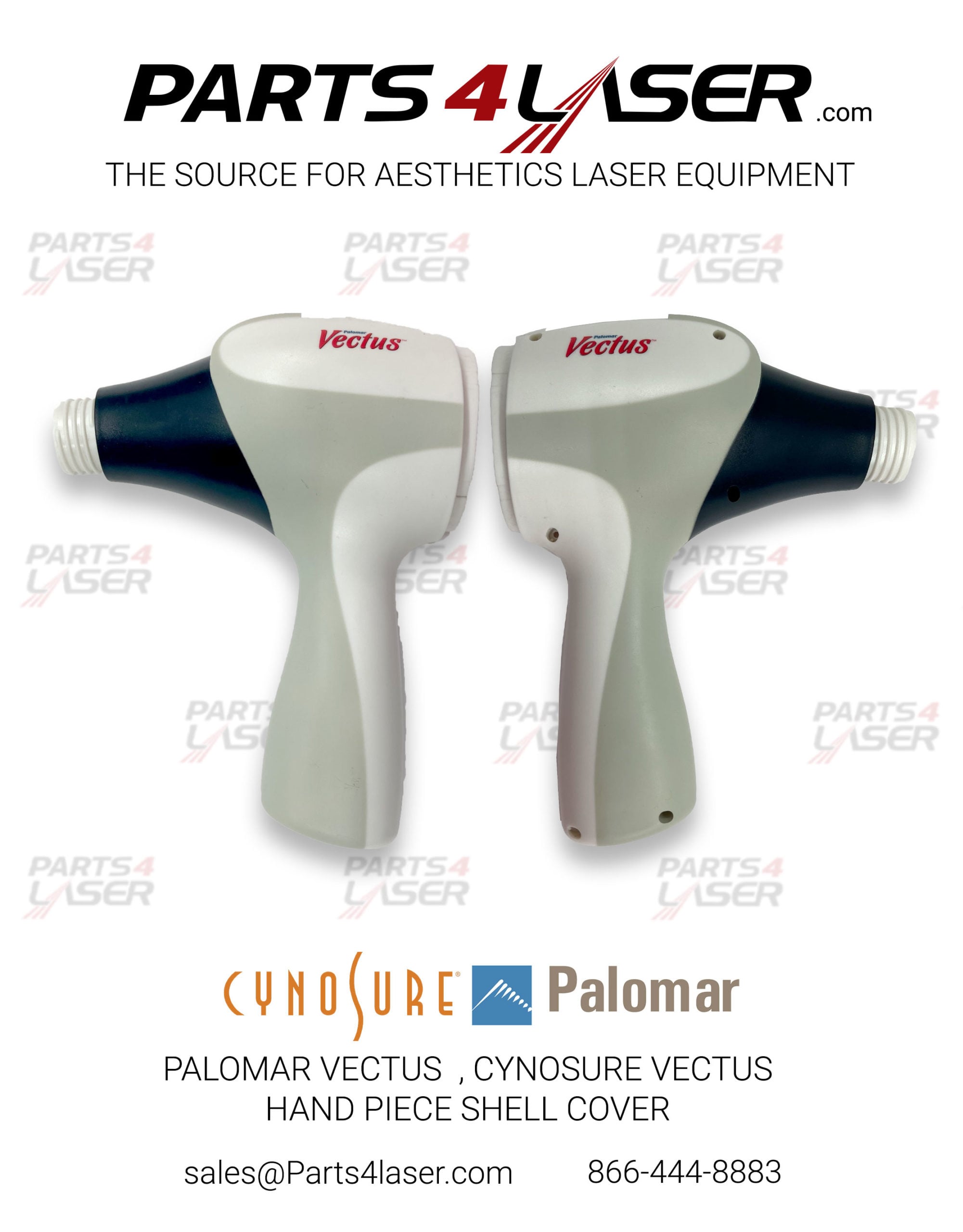 PALOMAR VECTUS, CYNOSURE VECTUS HAND PIECE SHELL COVER 130-3500-047-2 130-3500-046-2 PASC2671, B5