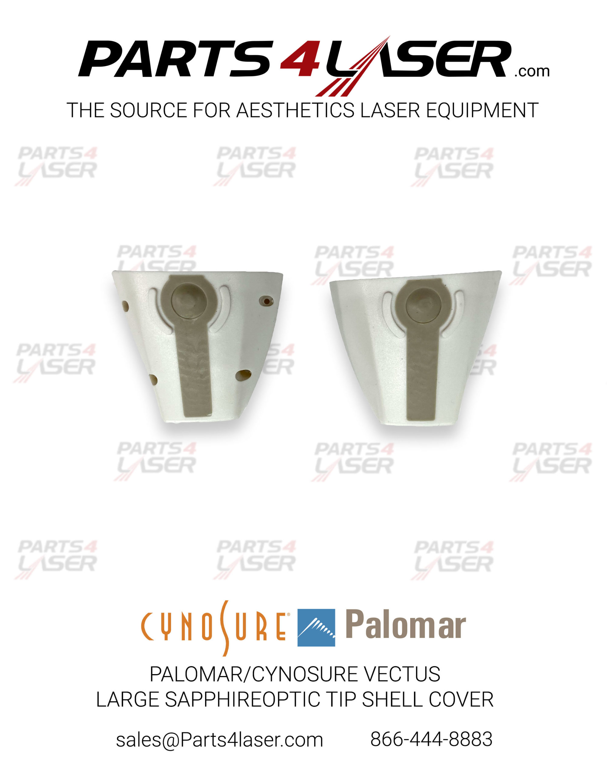 PALOMAR VECTUS LARGE SAPPHIRE OPTIC TIP , CYNOSURE VECTUS LARGE SAPPHIRE OPTIC TIP SHELL COVER PASC2673, B4