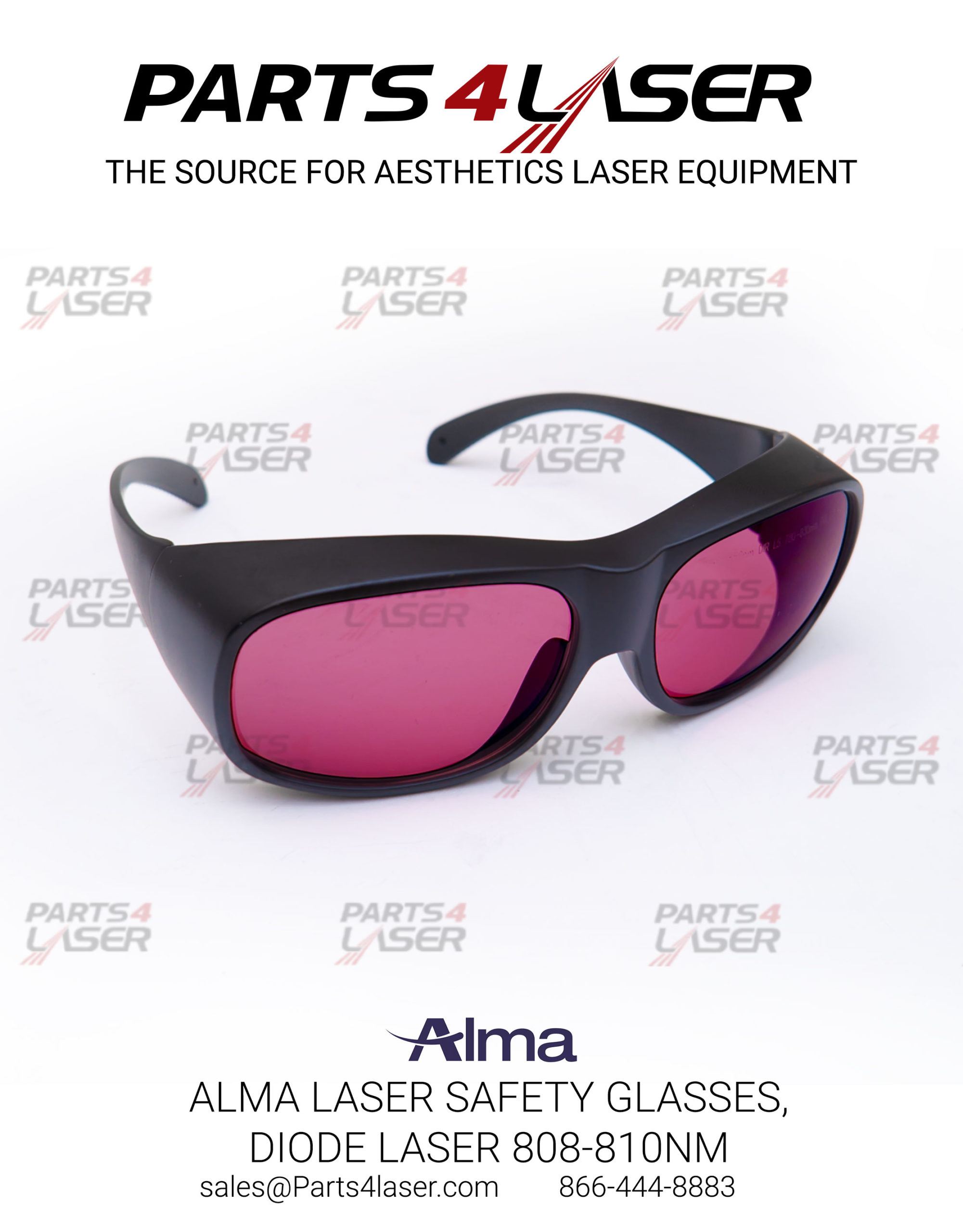 LASER SAFETY GLASSES, DIODE LASER 808-810nm