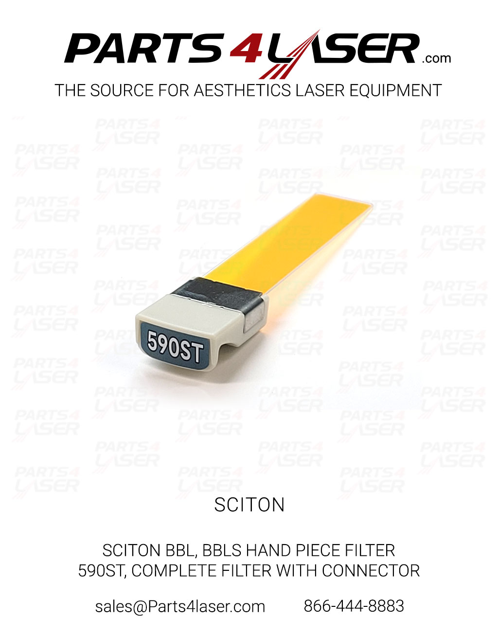 SCITON BBL, BBLs HAND PIECE FILTER 590ST, COMPLETE FILTER WITH CONNECTOR 1500-201-15 SCOP3574