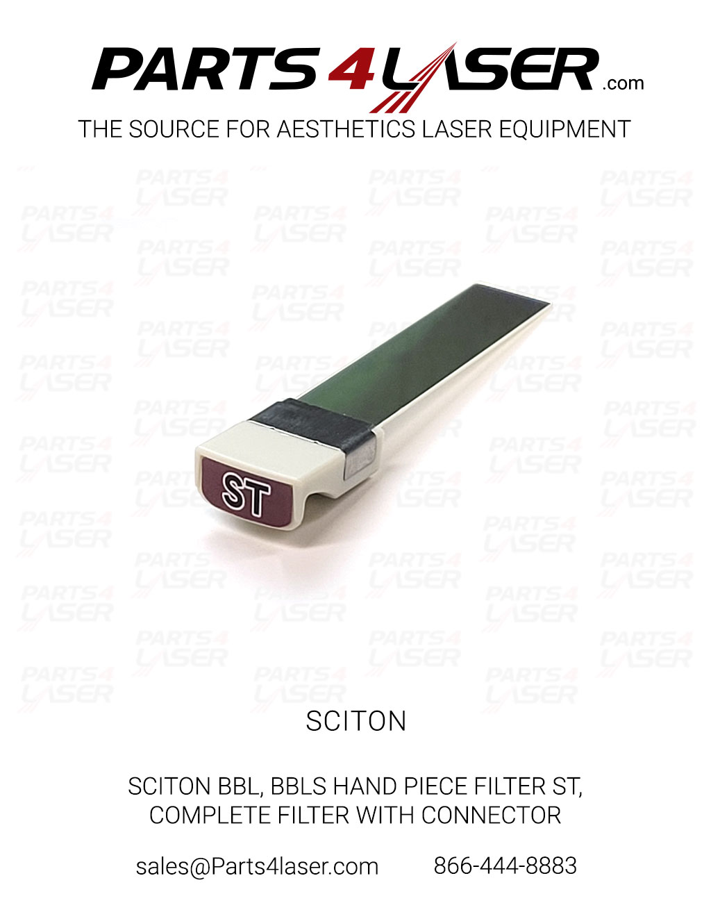 SCITON BBL, BBLs HAND PIECE FILTER ST, COMPLETE FILTER WITH CONNECTOR 1500-201-08 SCOP3575