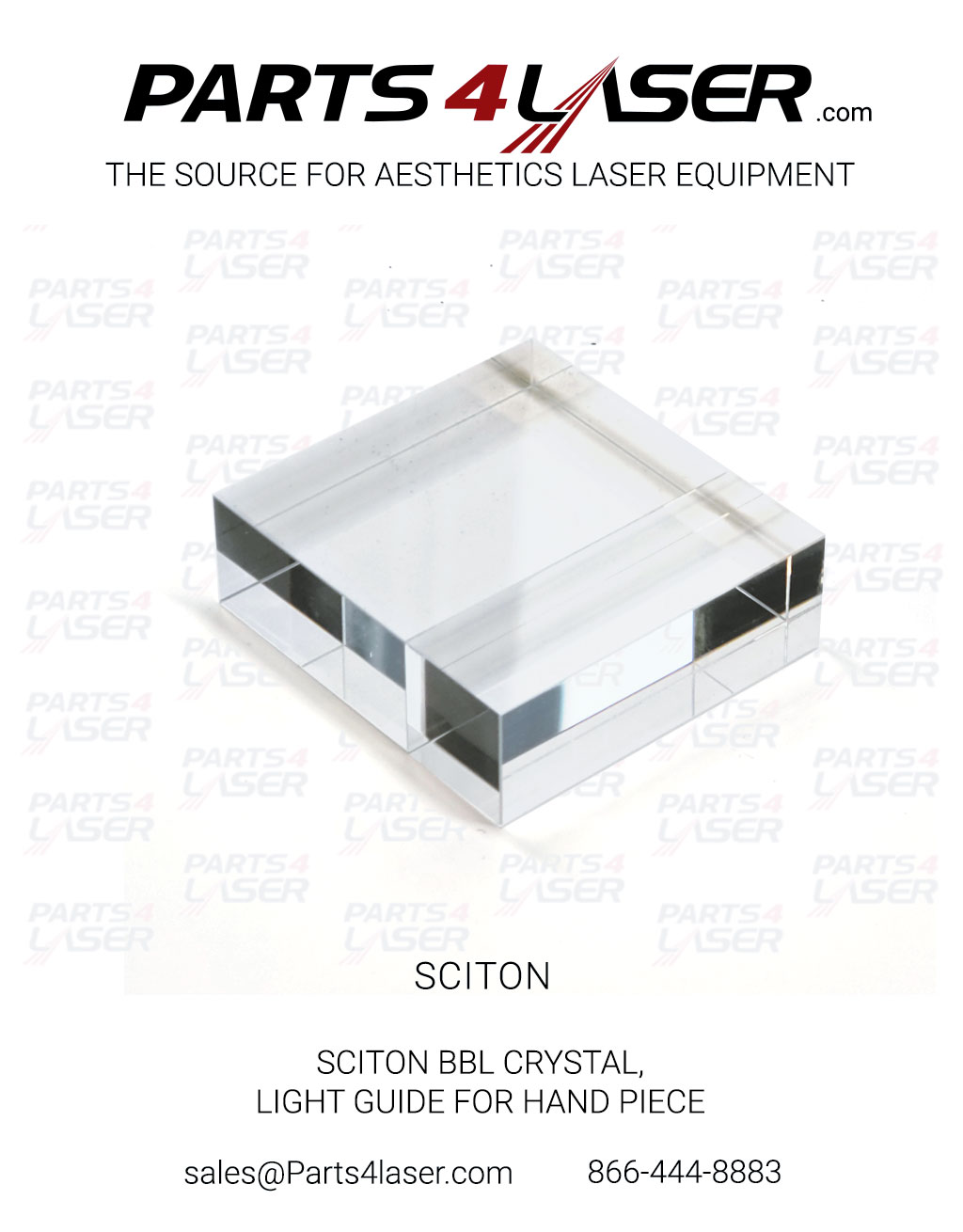 SCITON BBL CRYSTAL, LIGHT GUIDE FOR HAND PIECE SCOP2133