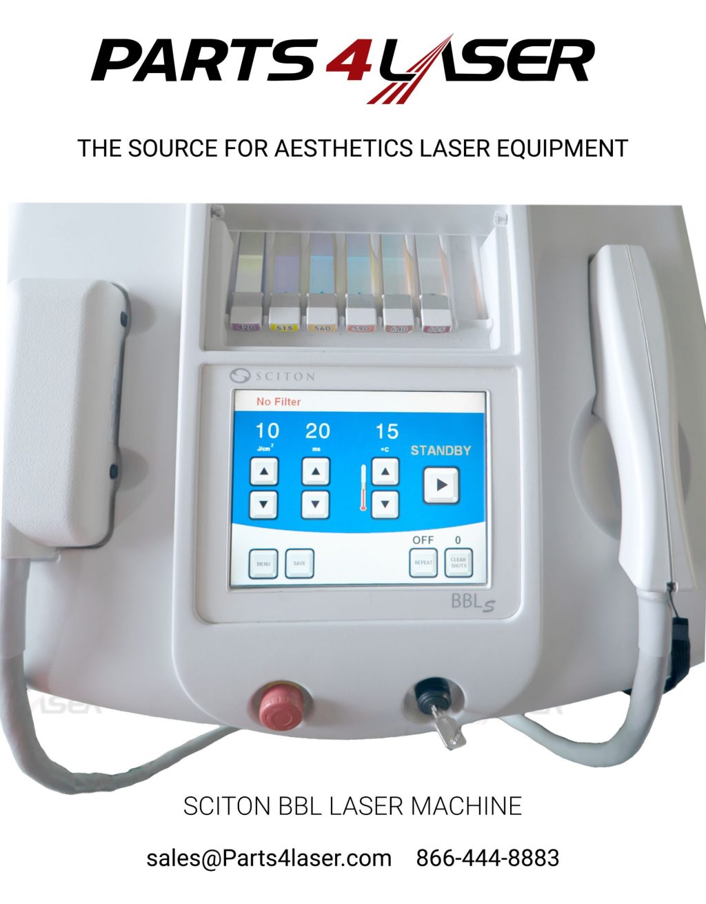 SCITON BBL MACHINE , BroadBand Light Repair and Service - Image 3