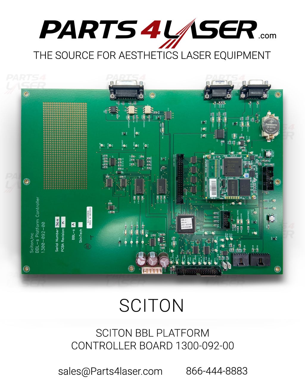 SCITON BBL PLATFORM CONTROLLER BOARD 1300-092-00 SCPC3286