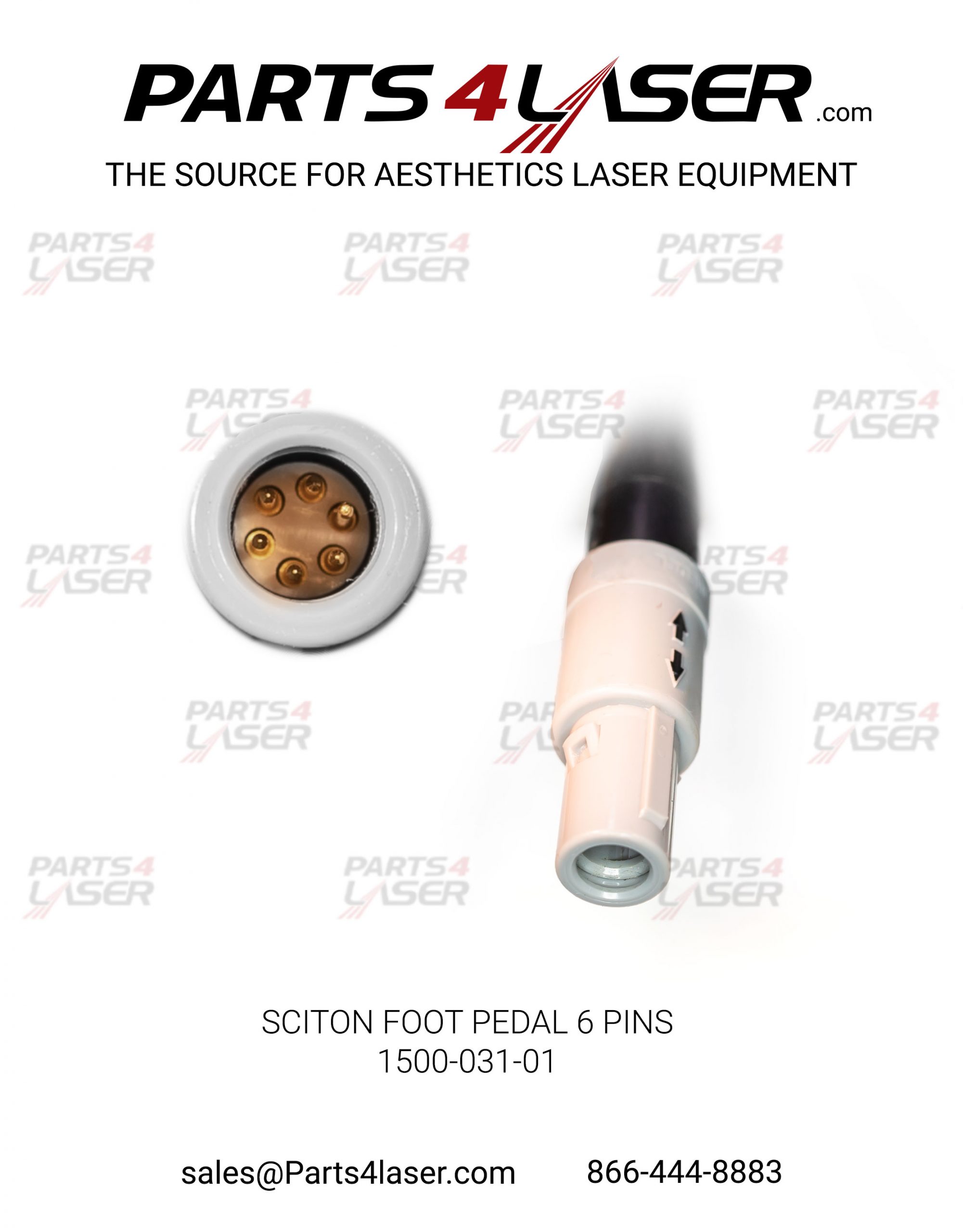 SCITON FOOT PEDAL FOOT SWITCH 6 PINS - NEW 1500-031-01 , SCFP2160 - Image 2