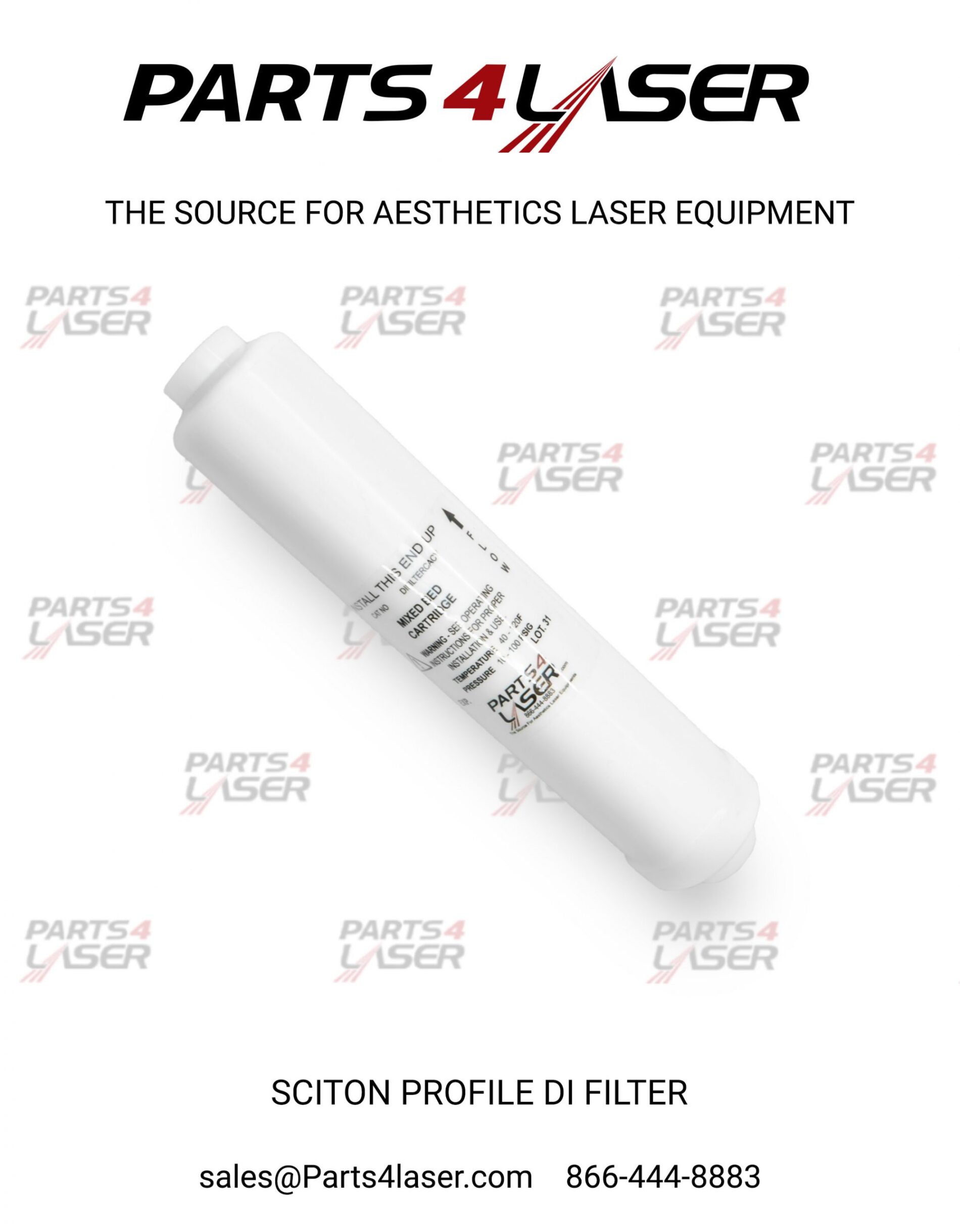SCITON JOULE Di FILTER, Deionization Cartridge Water Filter for Sciton JOULE 1500-036-02 ,SCFI2144, B30 - Image 2