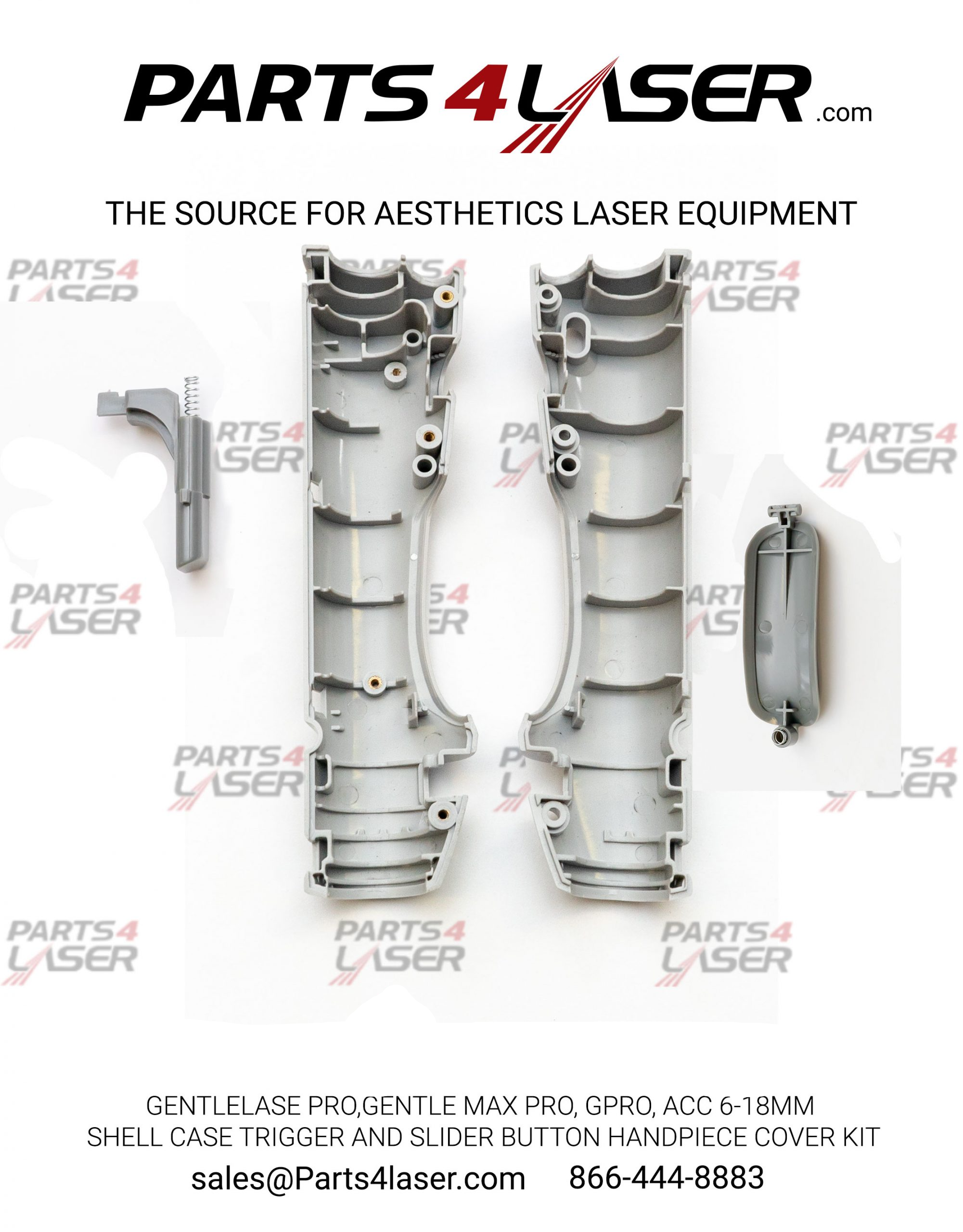 ACC 6-18MM HANDPIECE SHELL CASE, TRIGGER AND SLIDER BUTTONS KIT FOR CANDELA® GENTLELASE PRO,GENTLE MAX PRO, GPRO, CACN1387, B107 - Image 3